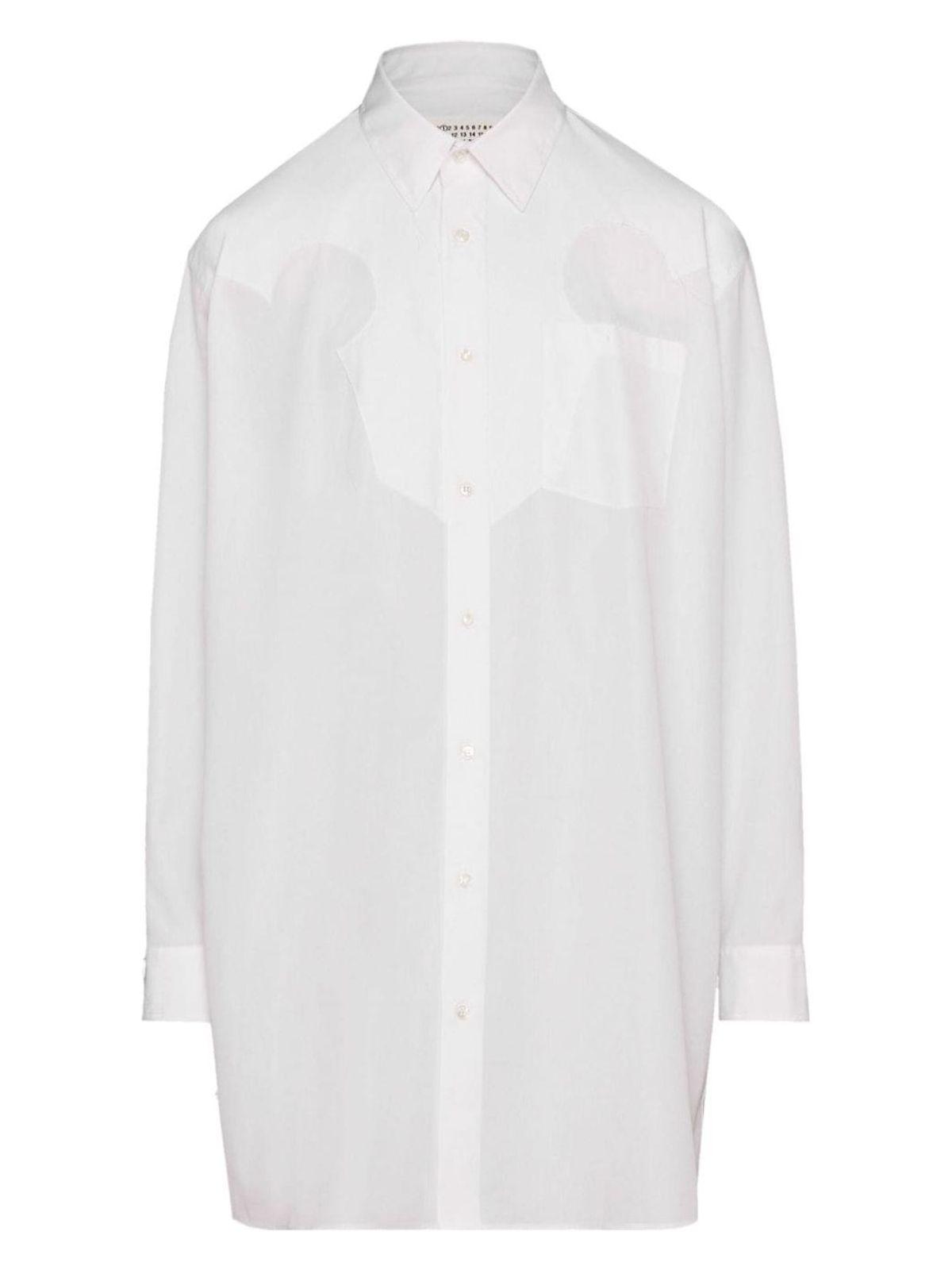 Maison Margiela Women's Shirt Dress in White