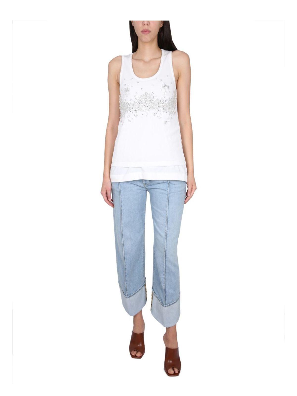 Bottega Veneta Women's Jersey Top in White