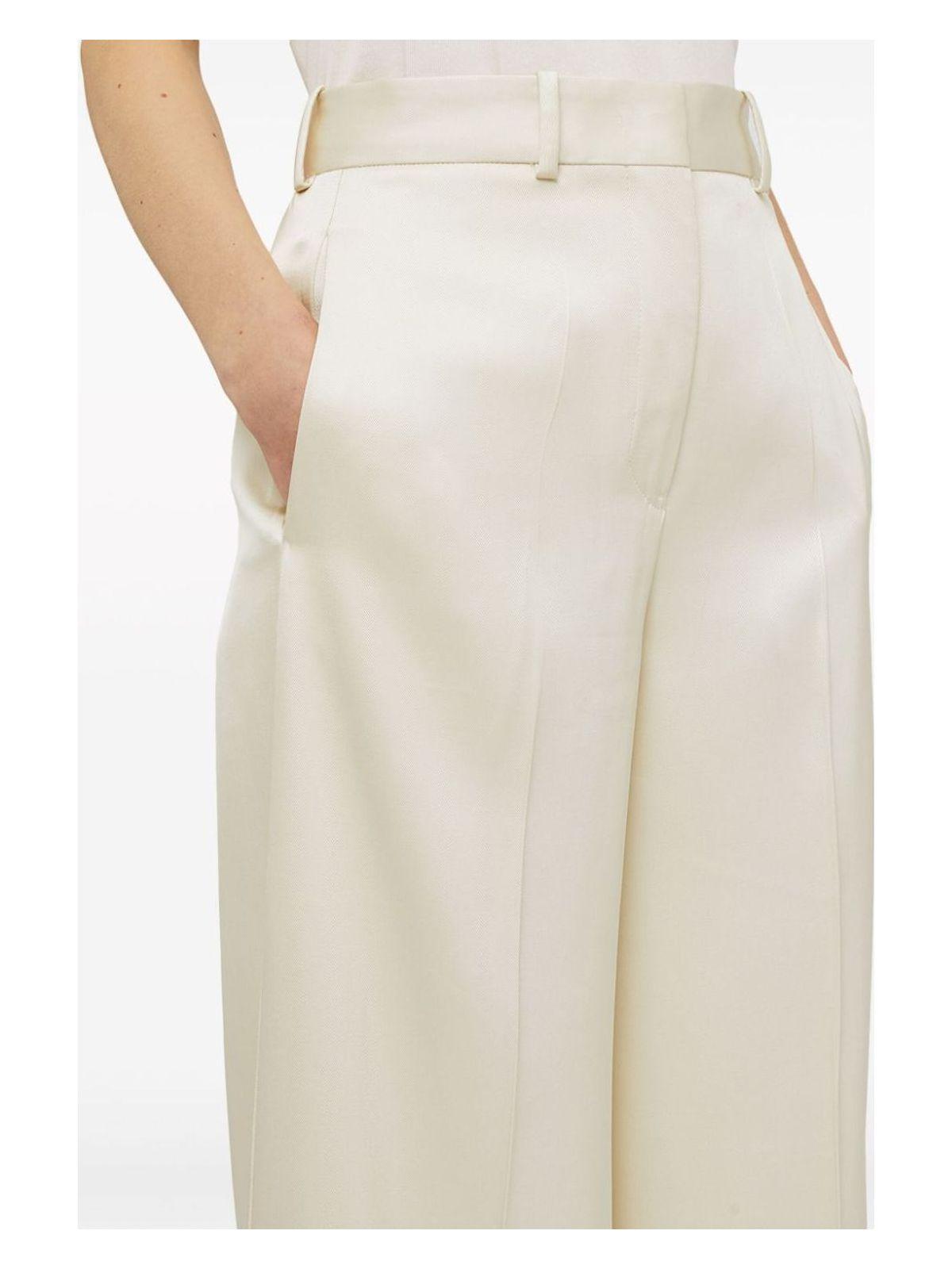 Jil Sander Women's Tailored Pants in Ivory