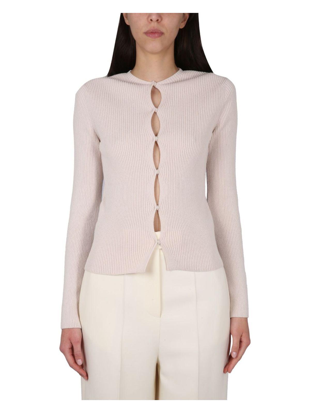 Fendi Women's Cotton Cardigan in Beige