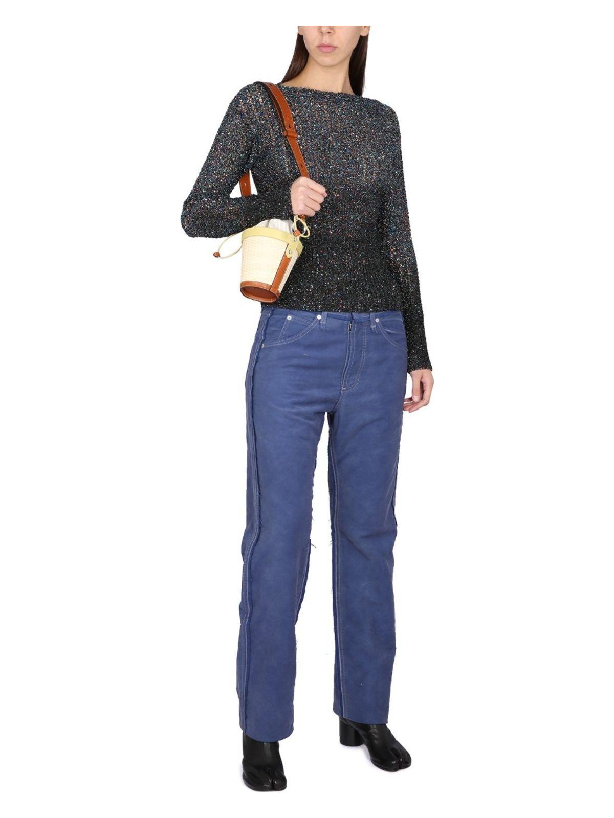 Maison Margiela Women's Sequined Shirt in Black