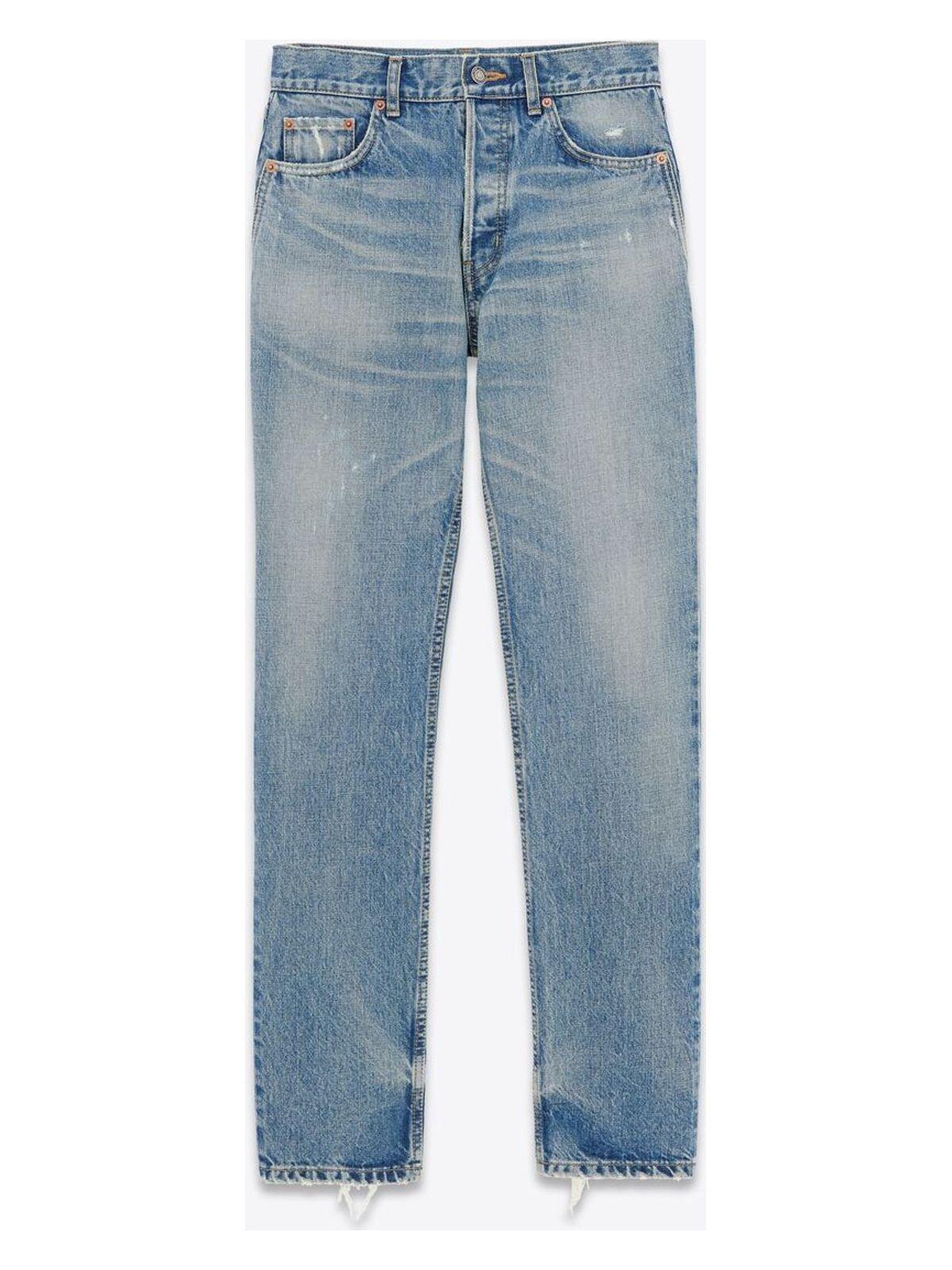 Saint Laurent Men's Straight Leg Jeans
