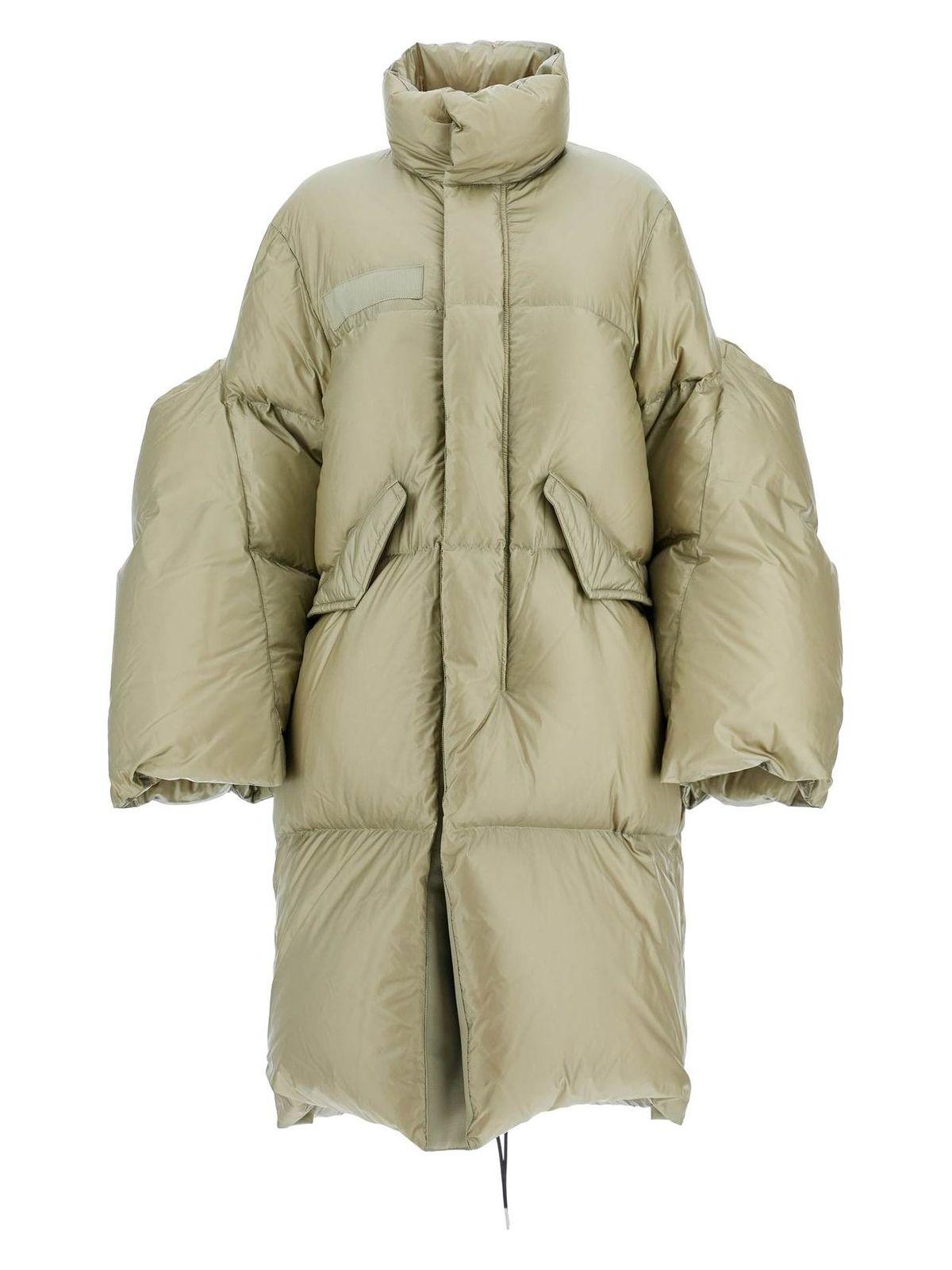 Sacai Khaki Nylon Coat