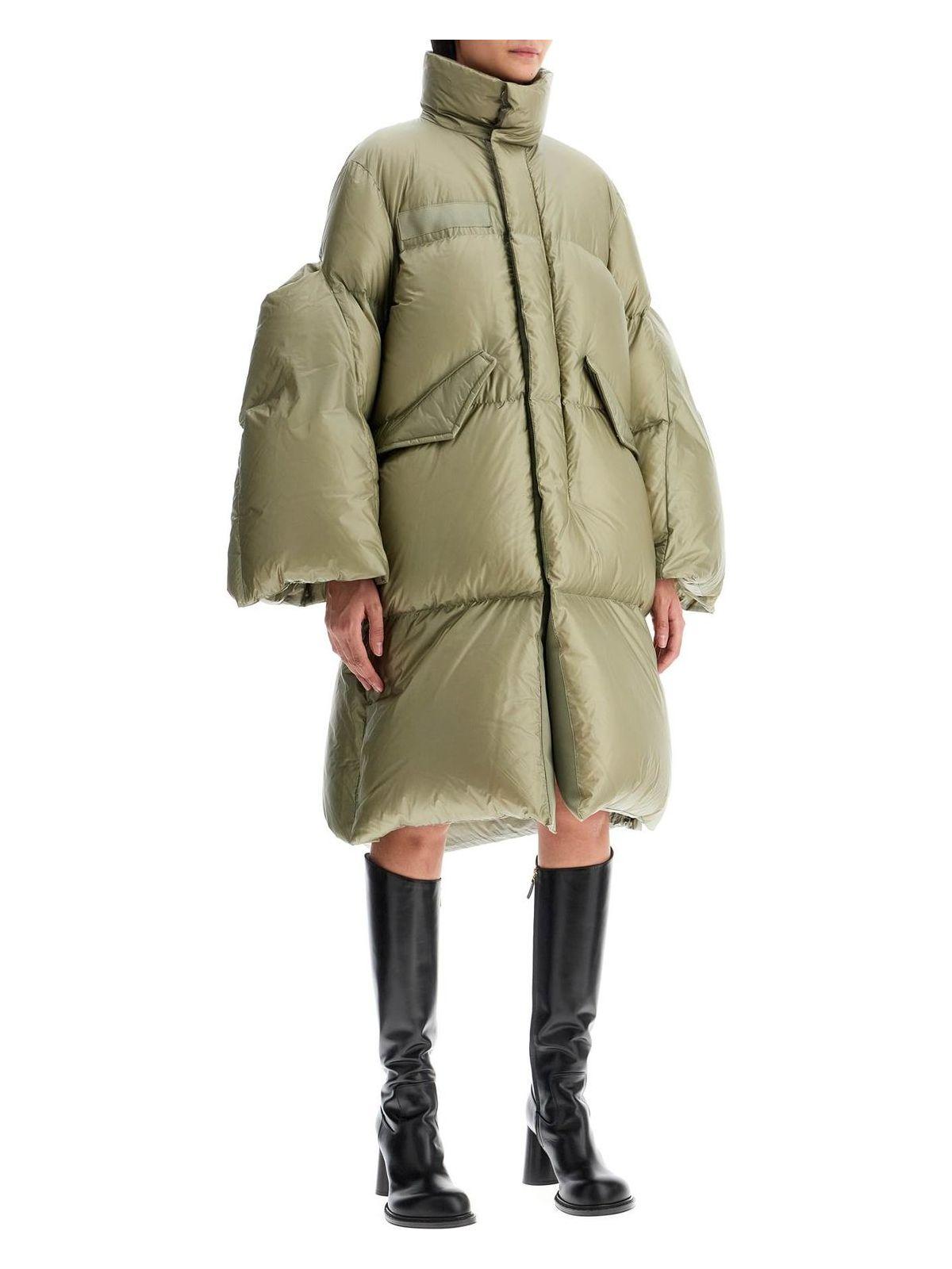 Sacai Khaki Nylon Coat