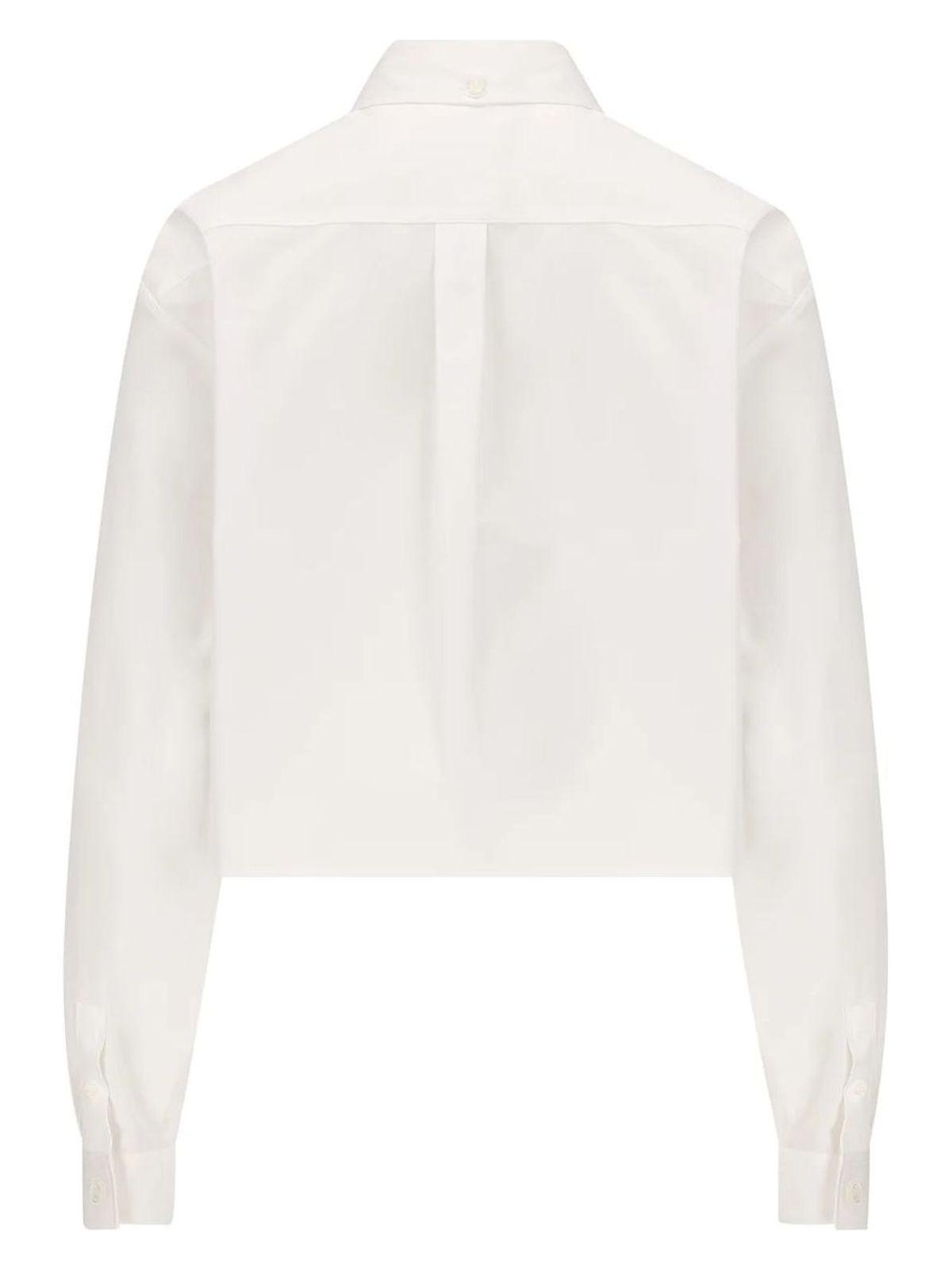 Givenchy Women's Cropped Shirt in White