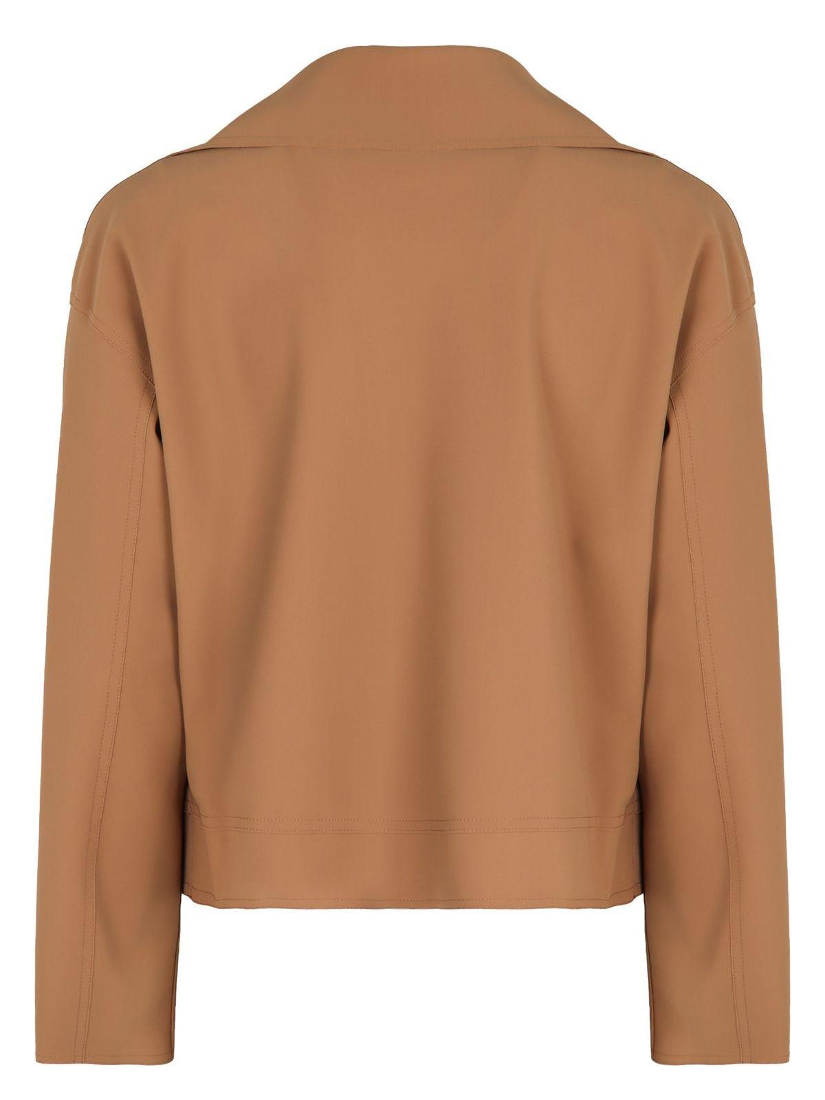 Herno Women's Biker Jacket in Camel