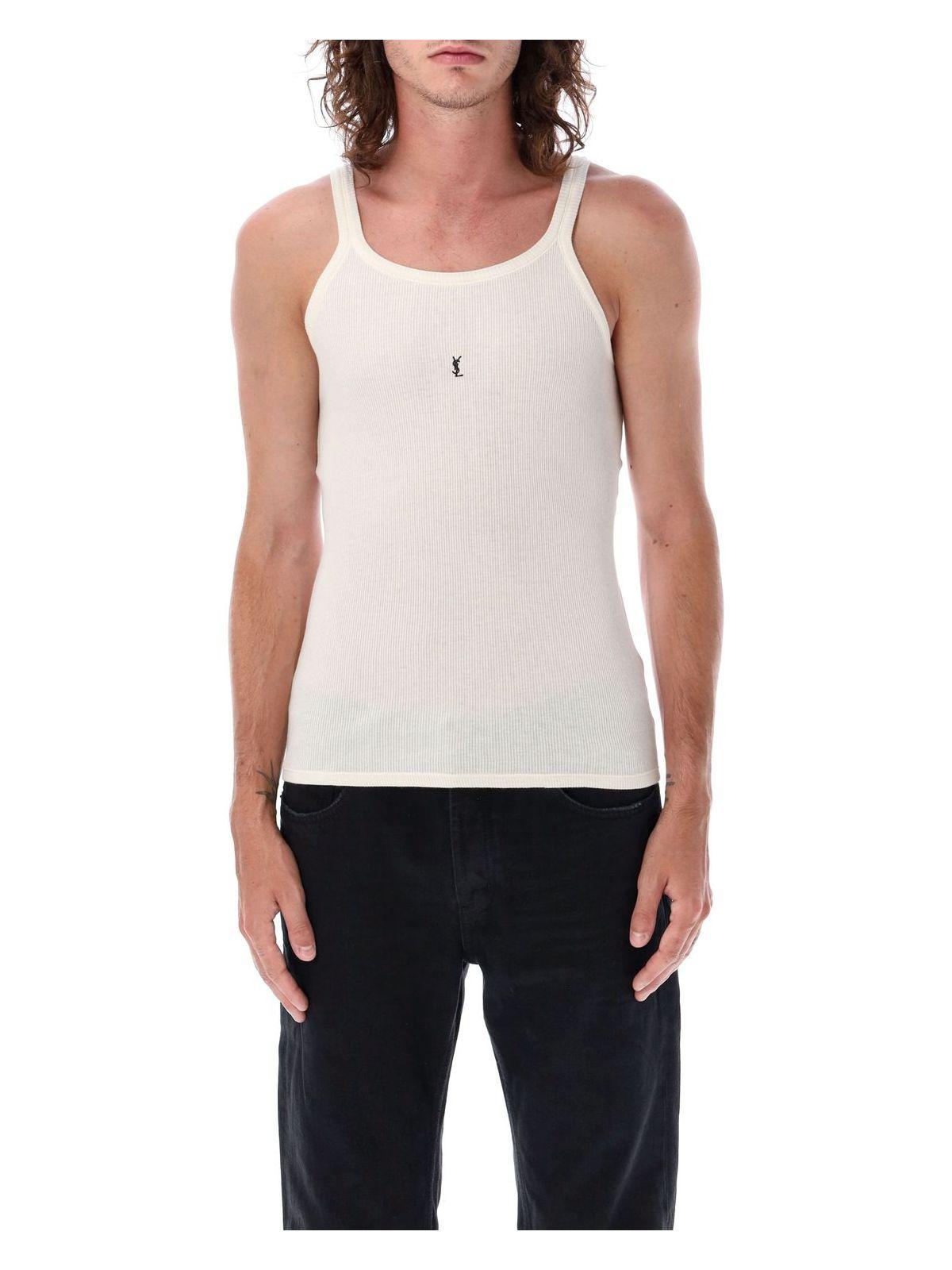 Saint Laurent Men's Cotton Tank Top