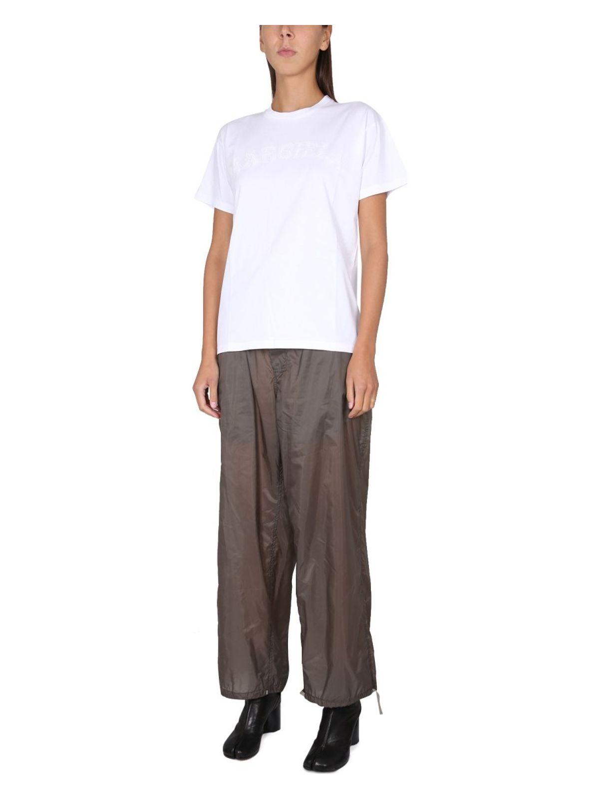 Maison Margiela Women's Crewneck T Shirt in White