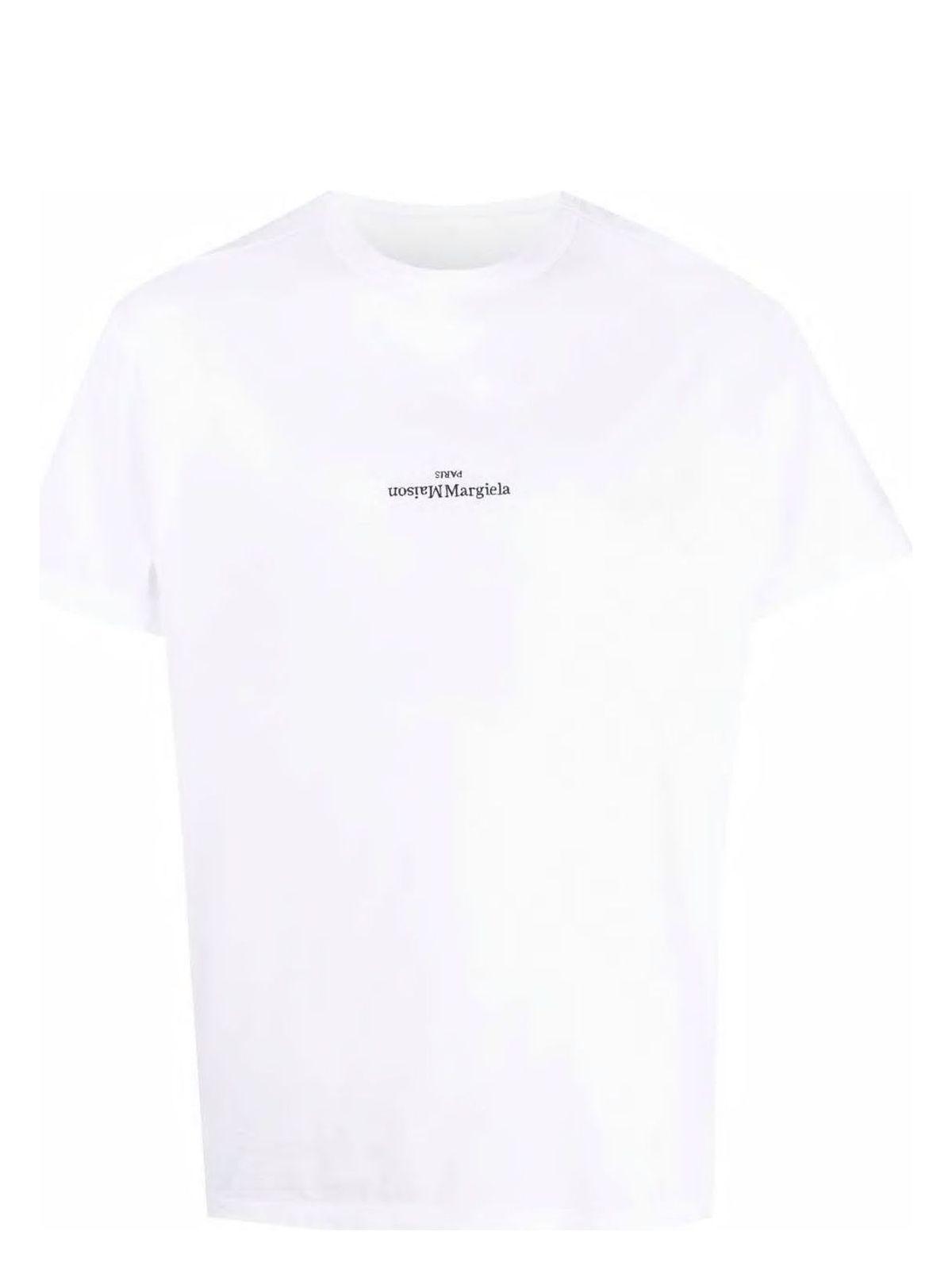 Maison Margiela Men's Distorted Logo T-Shirt