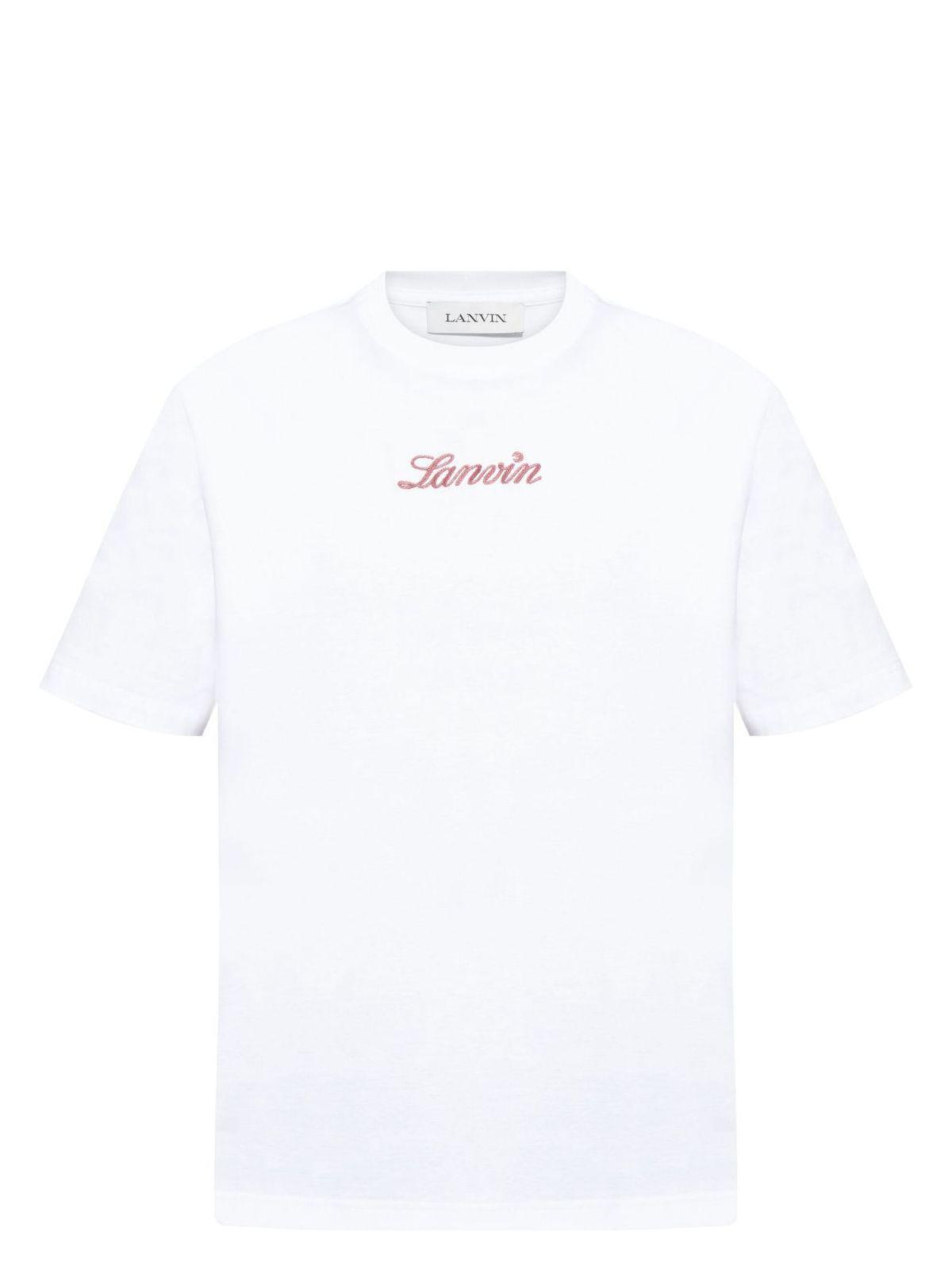 Lanvin Bouclette Script Logo T-Shirt