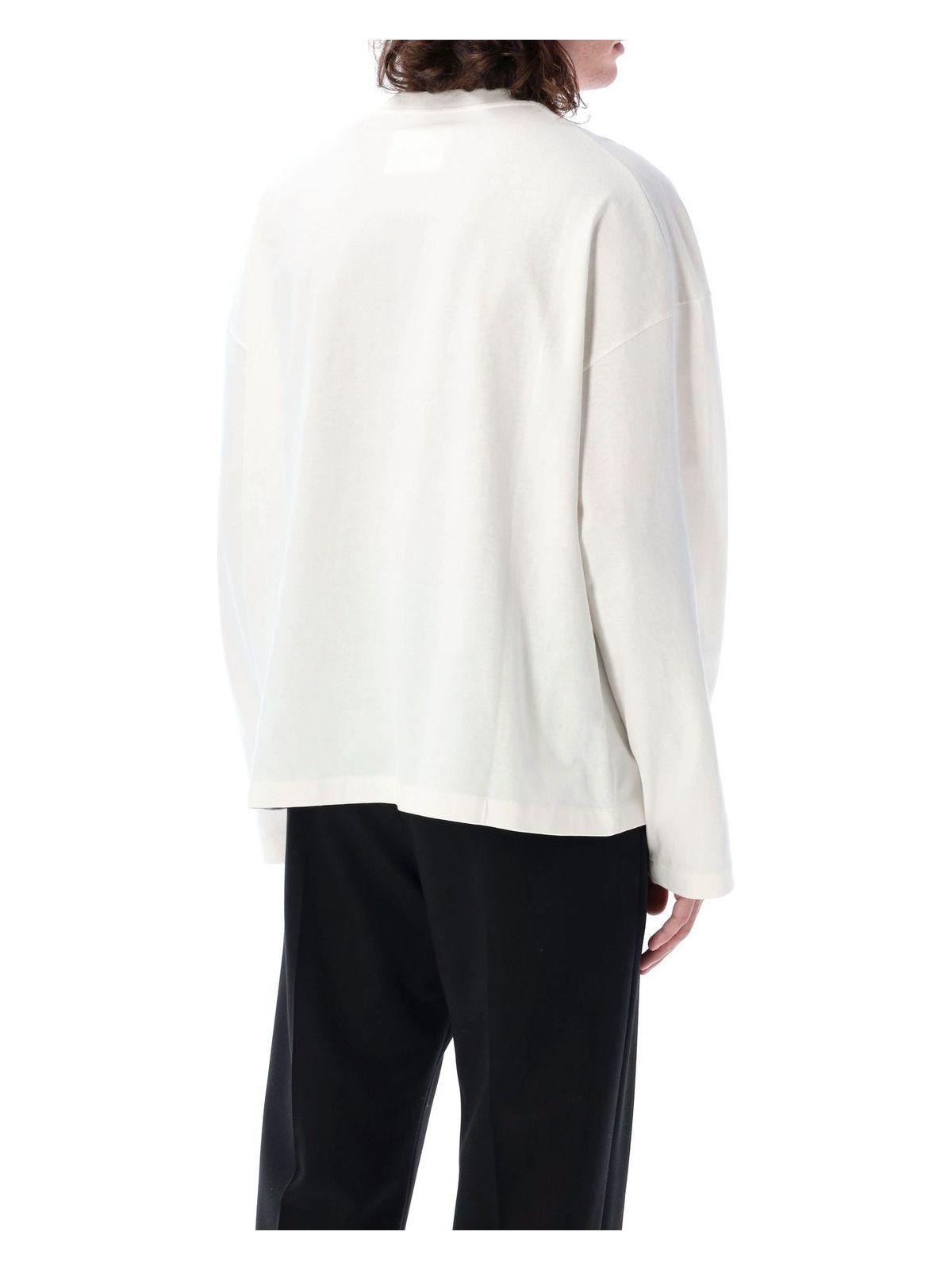 Jil Sander Logo T-Shirt in Porcelain White