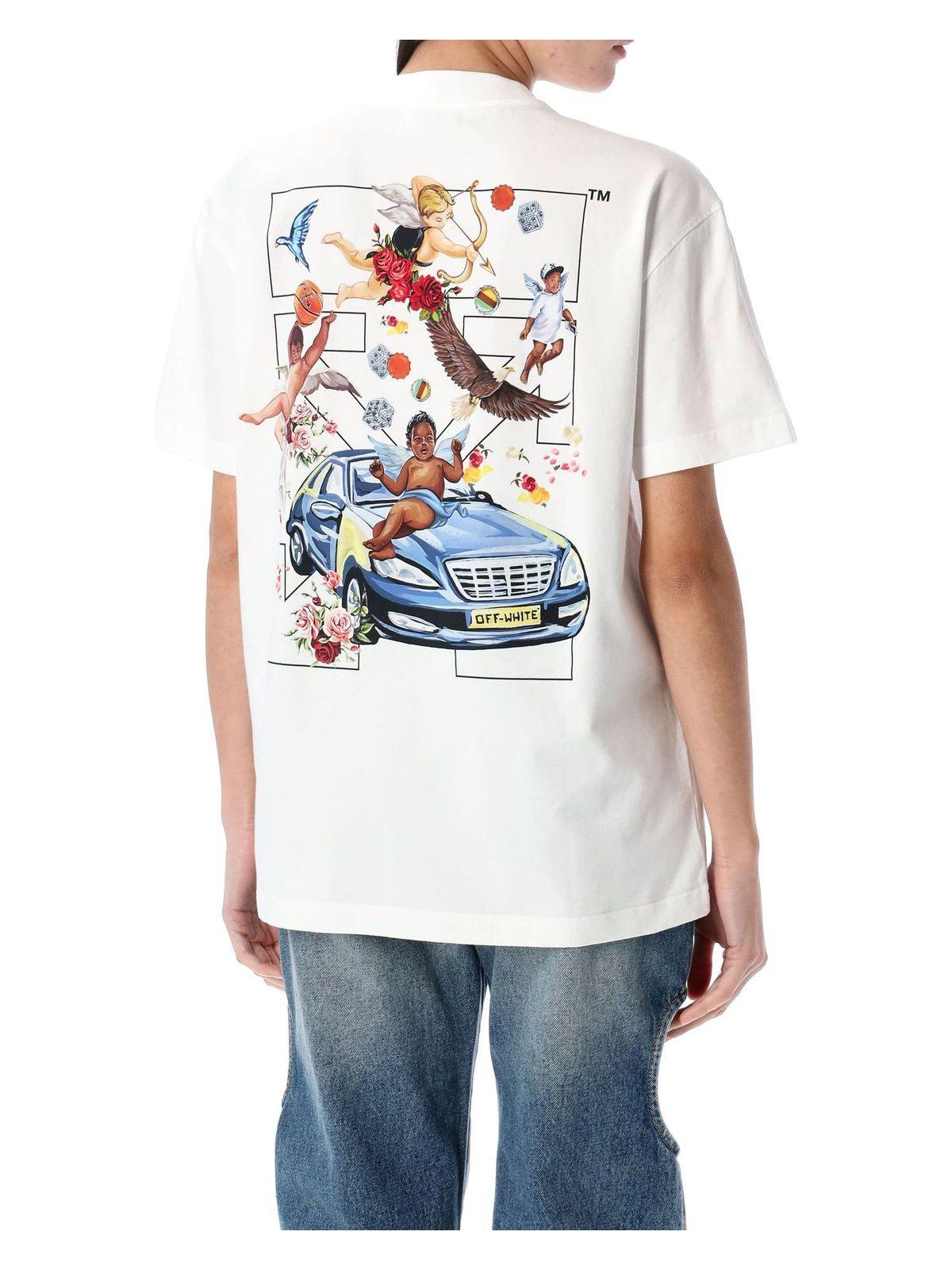 Off-White Women's Logo Print T-Shirt and Fresco Arrow T-Shirt