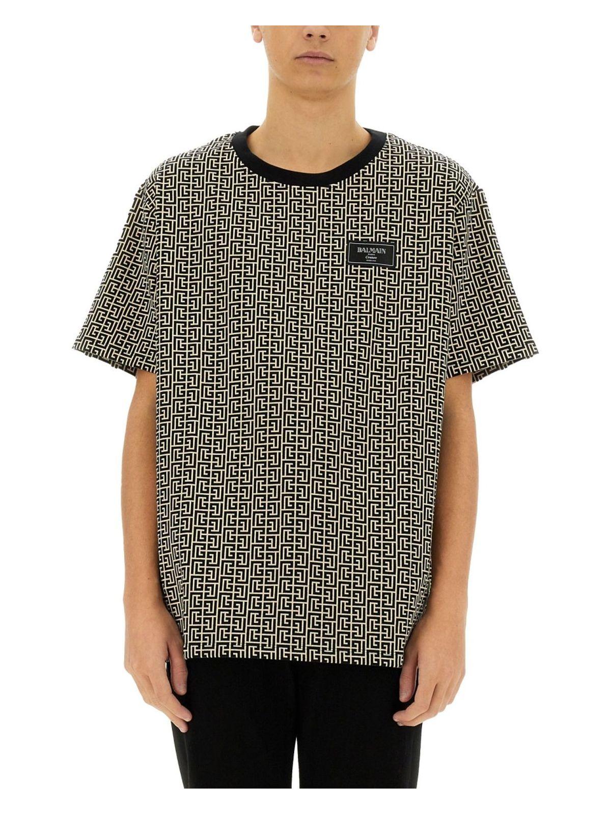 Balmain Men's T-Shirt With Monogram