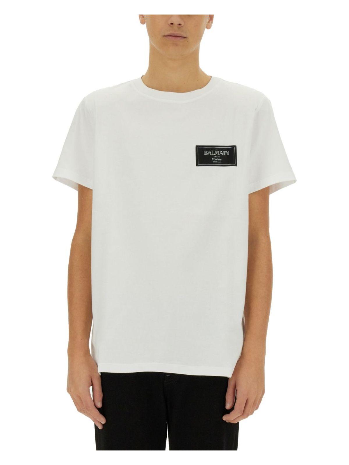 Balmain Men's T-Shirt With Logo