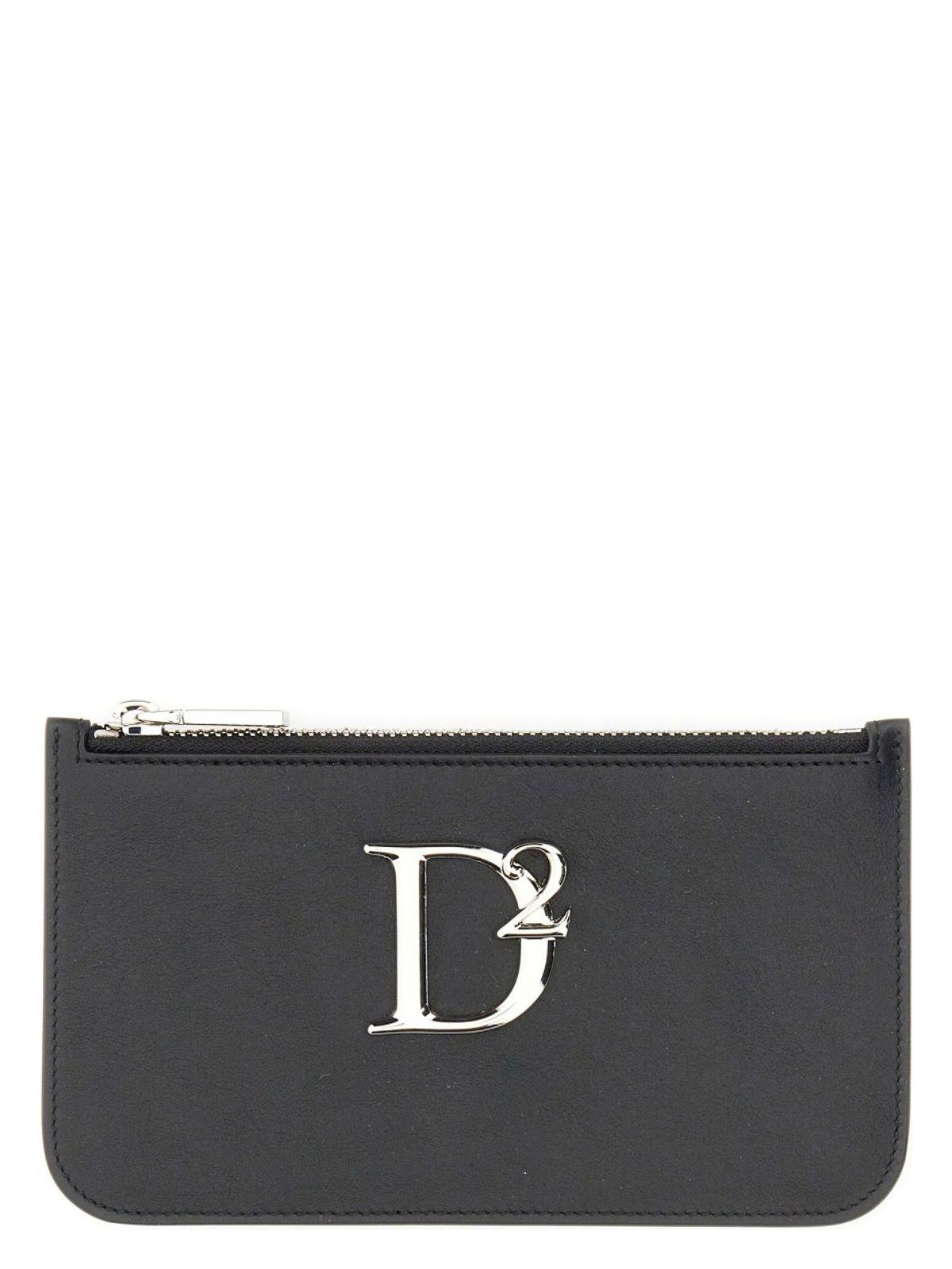 Dsquared2 Women's Pouch With Logo in Black