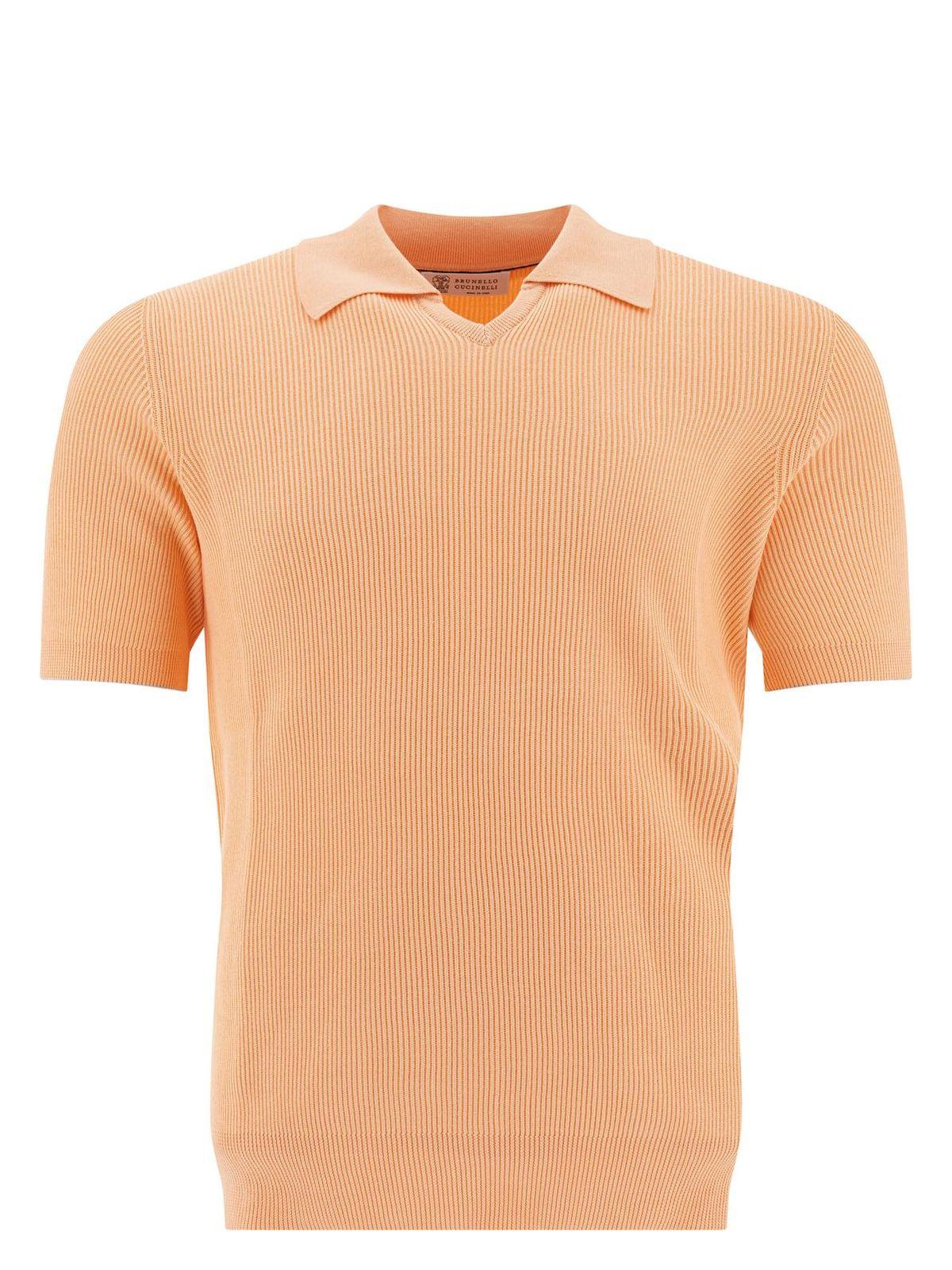 Brunello Cucinelli Knitted Polo Shirt