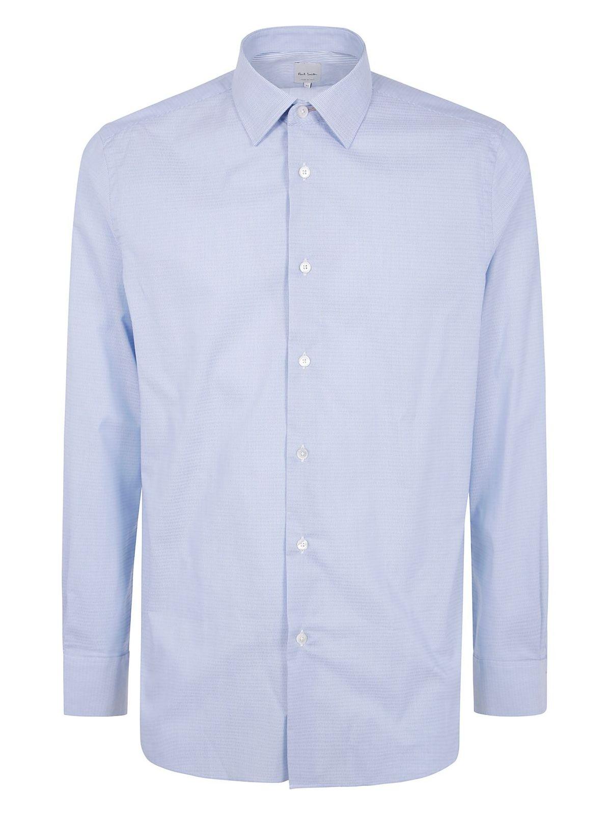 Paul Smith Men's Sc Tailored Fit Shirt in Blue
