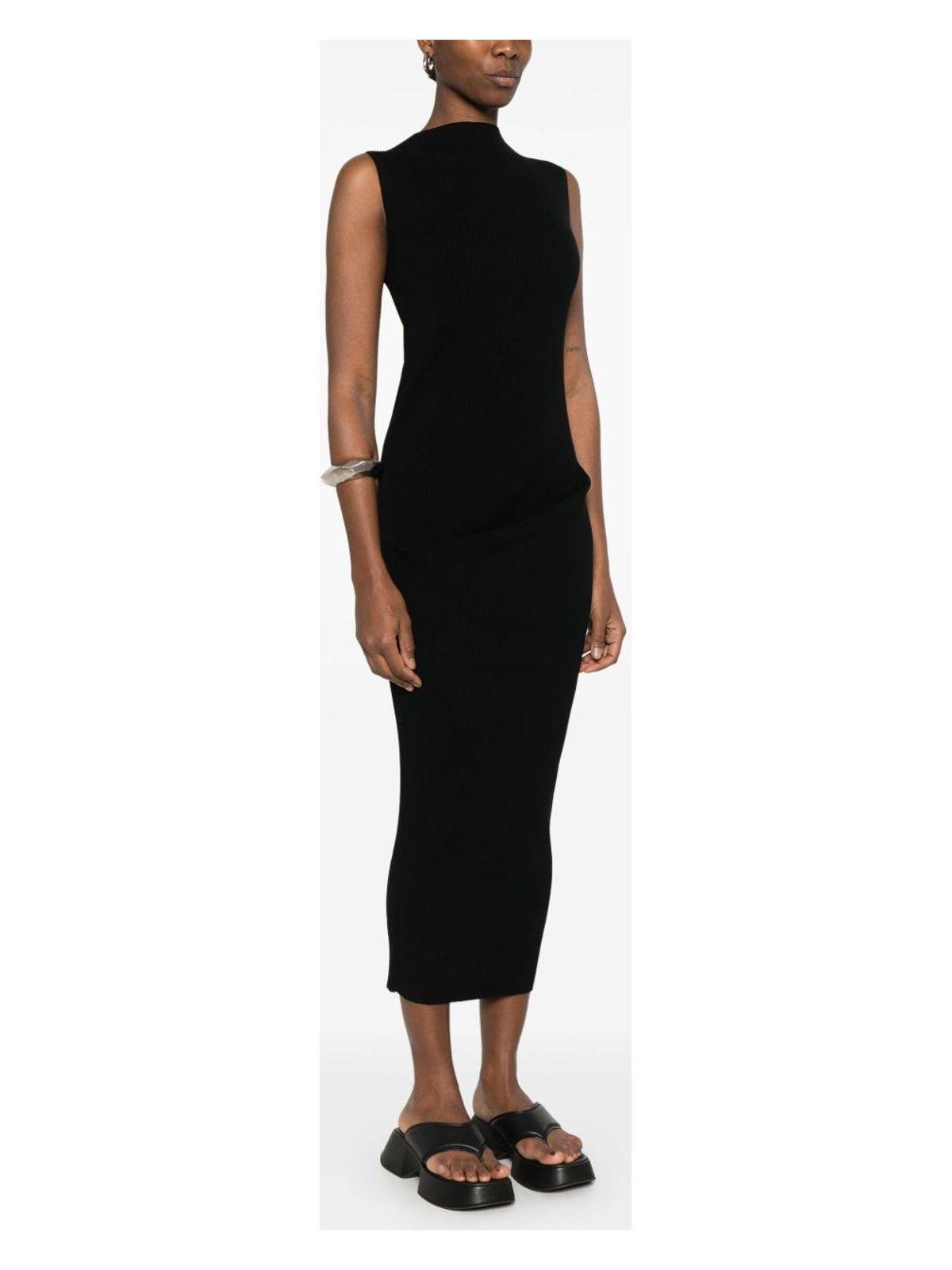 Rick Owens Women's 100% Cotton Dress in Black