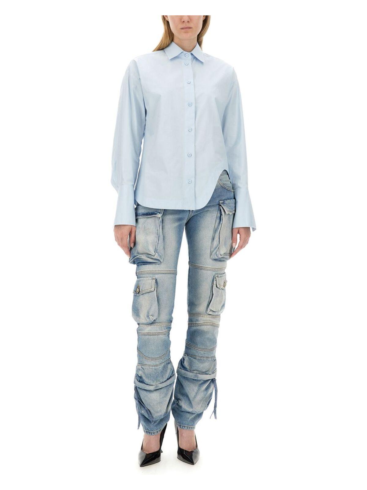 The Attico Women's Diana Shirt in Azure
