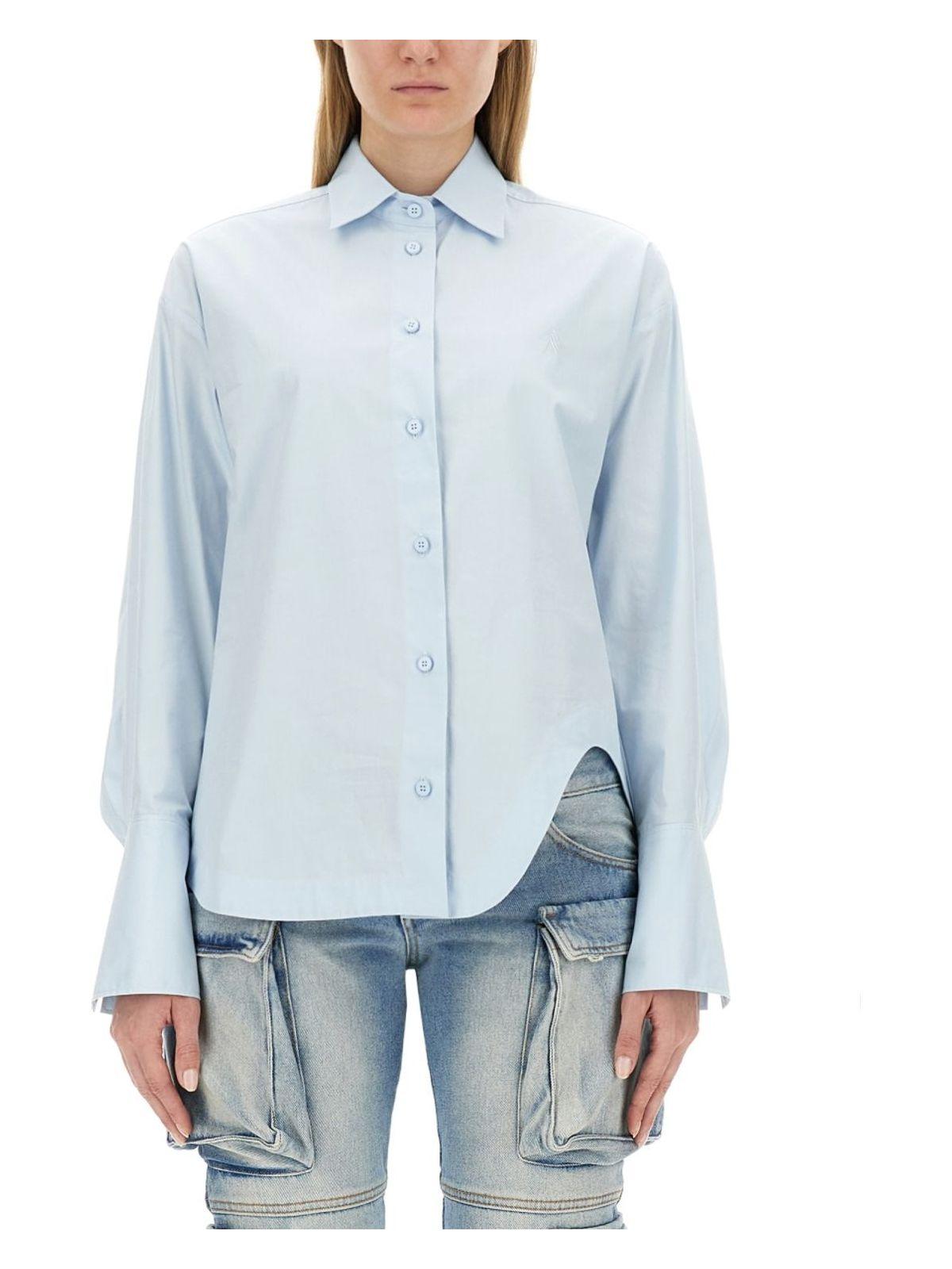 The Attico Women's Diana Shirt in Azure