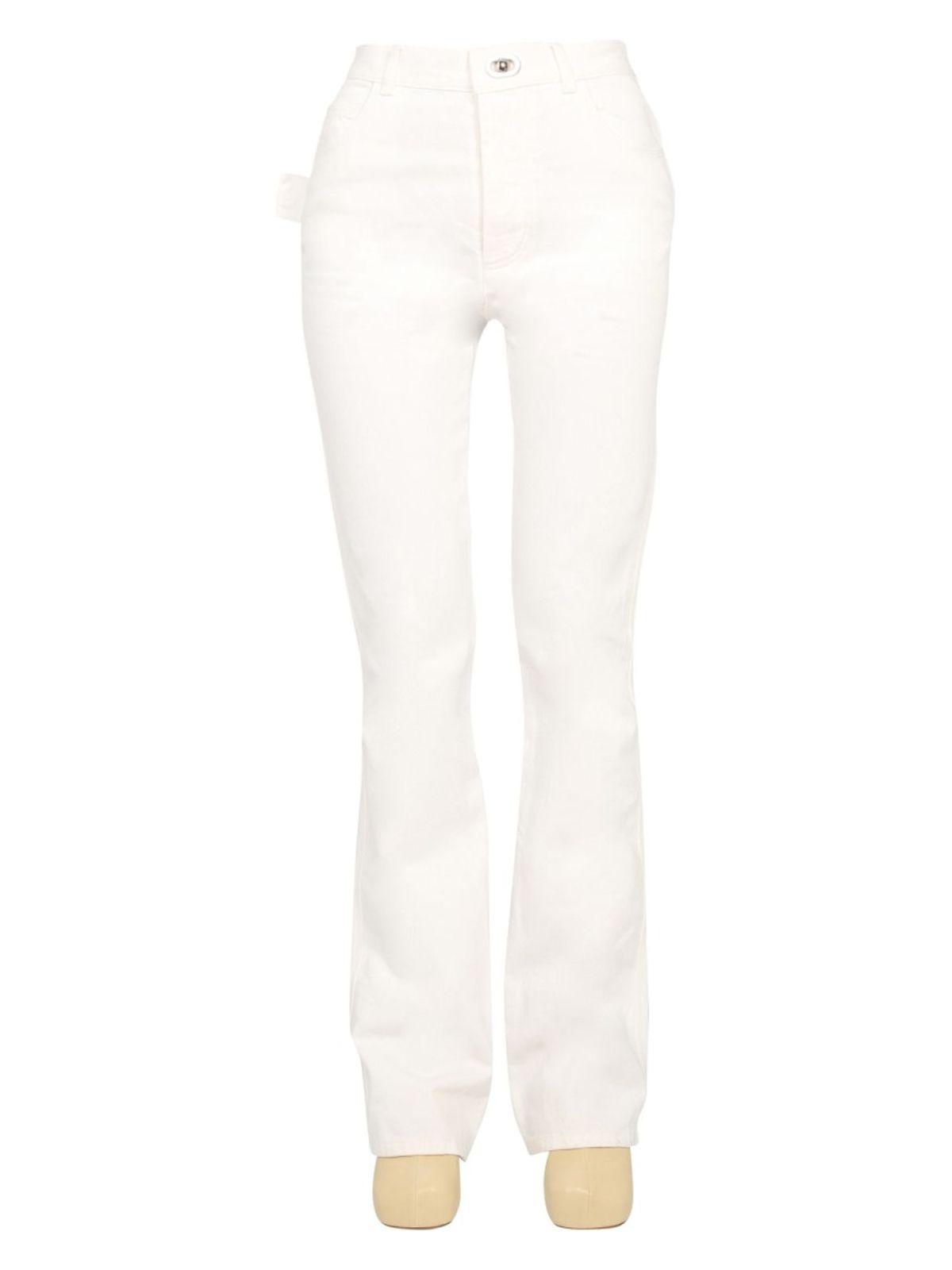 Bottega Veneta Women's Flare Jeans in White