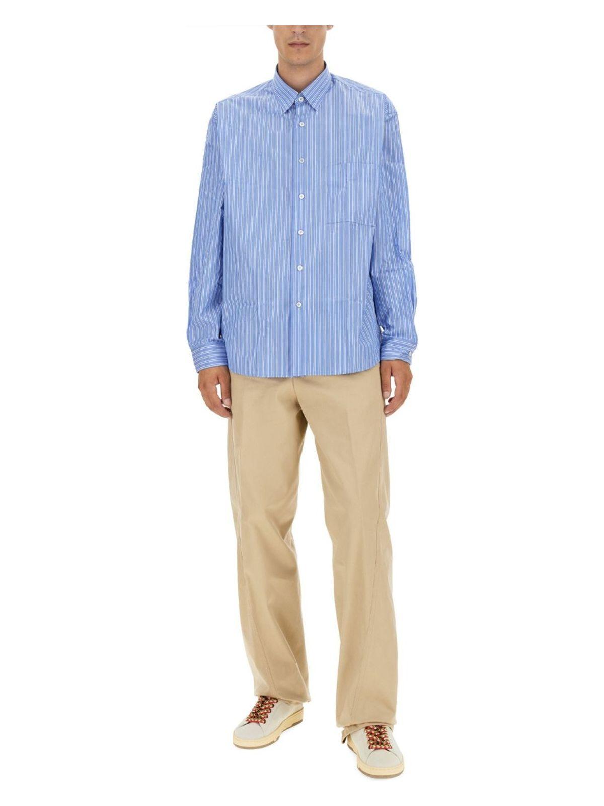 Lanvin Men's Twisted Chino Pants in Beige