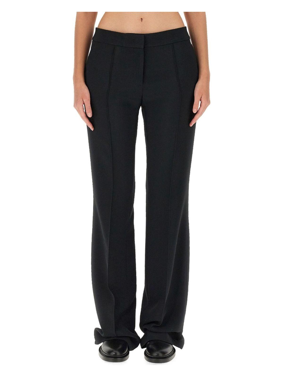 Jil Sander Women's Viscose Blend Pants in Black