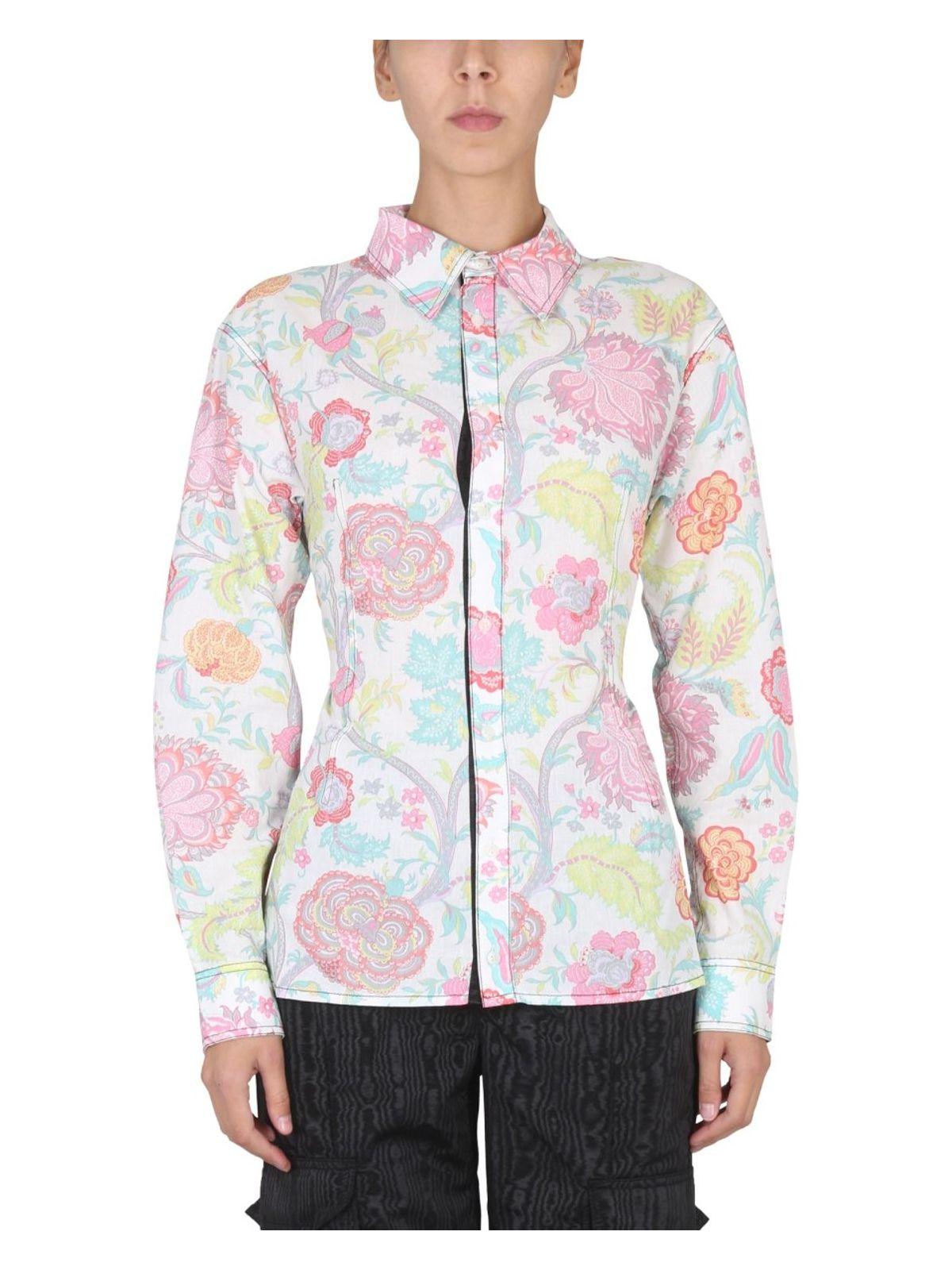 Marine Serre Women's Floral Print Shirt