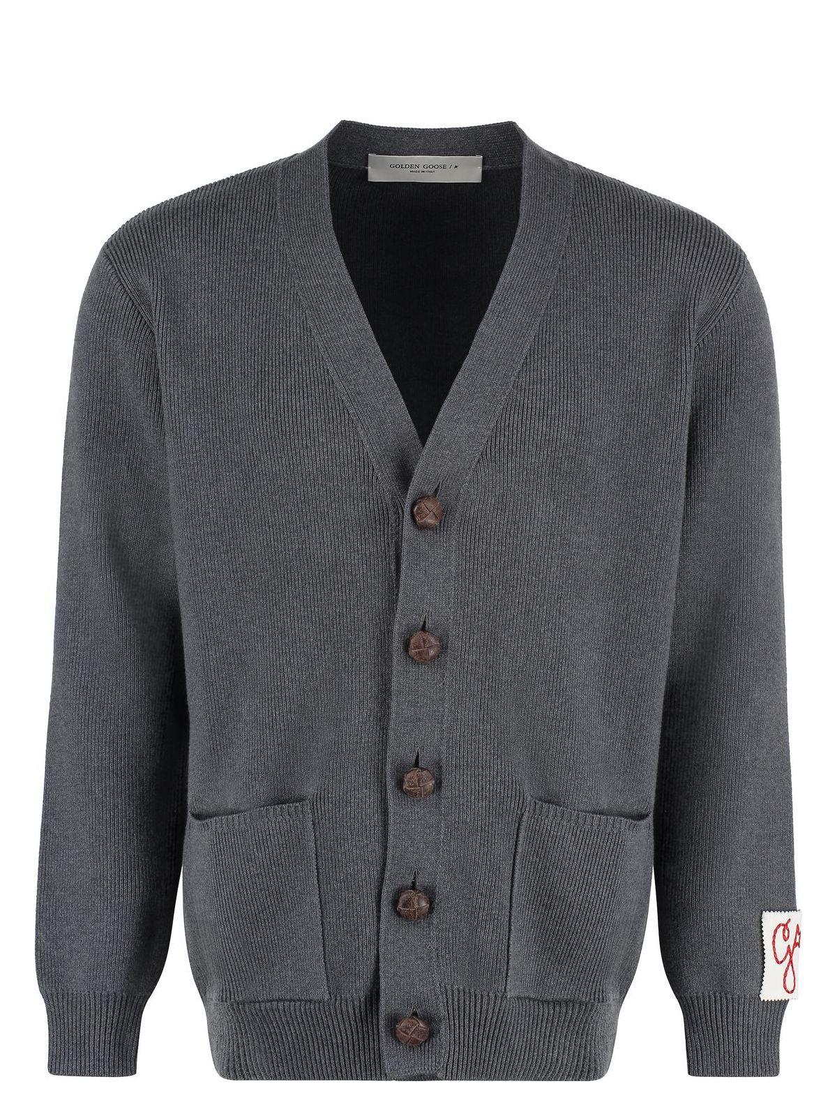 Golden Goose Men's Melange Cotton Cardigan
