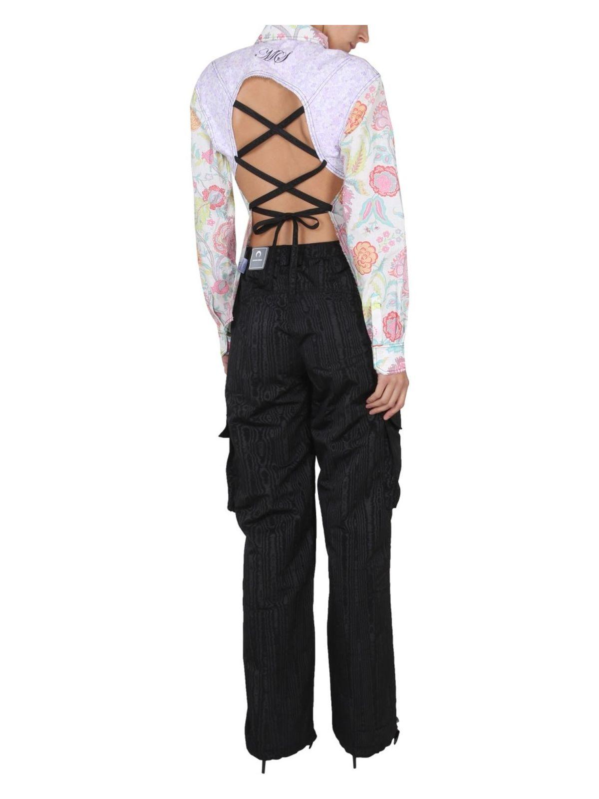 Marine Serre Women's Floral Print Shirt