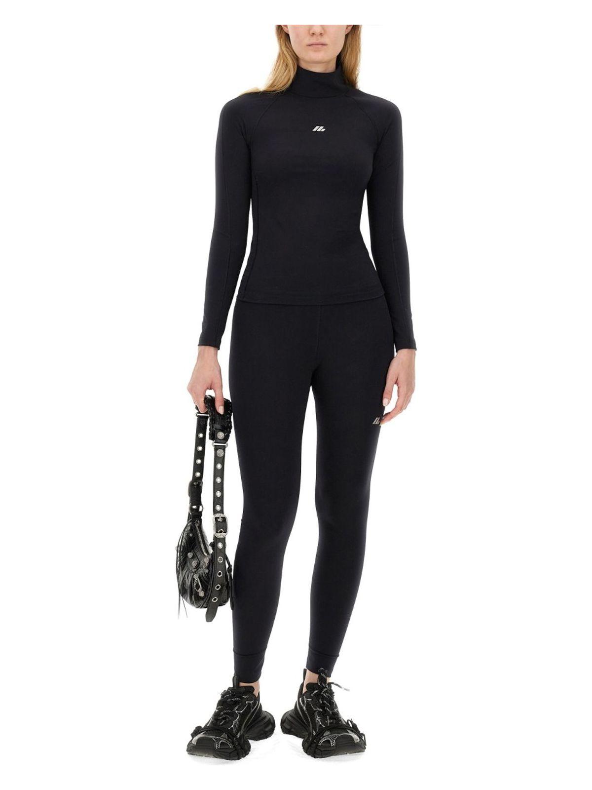 Balenciaga Women's Tops With Logo Top in Black
