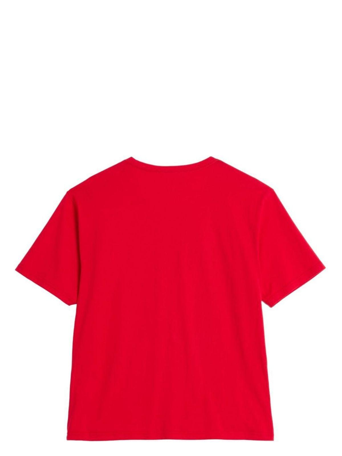 Valentino Garavani Valentino Men's Cotton T-Shirt With Chez Print in Red