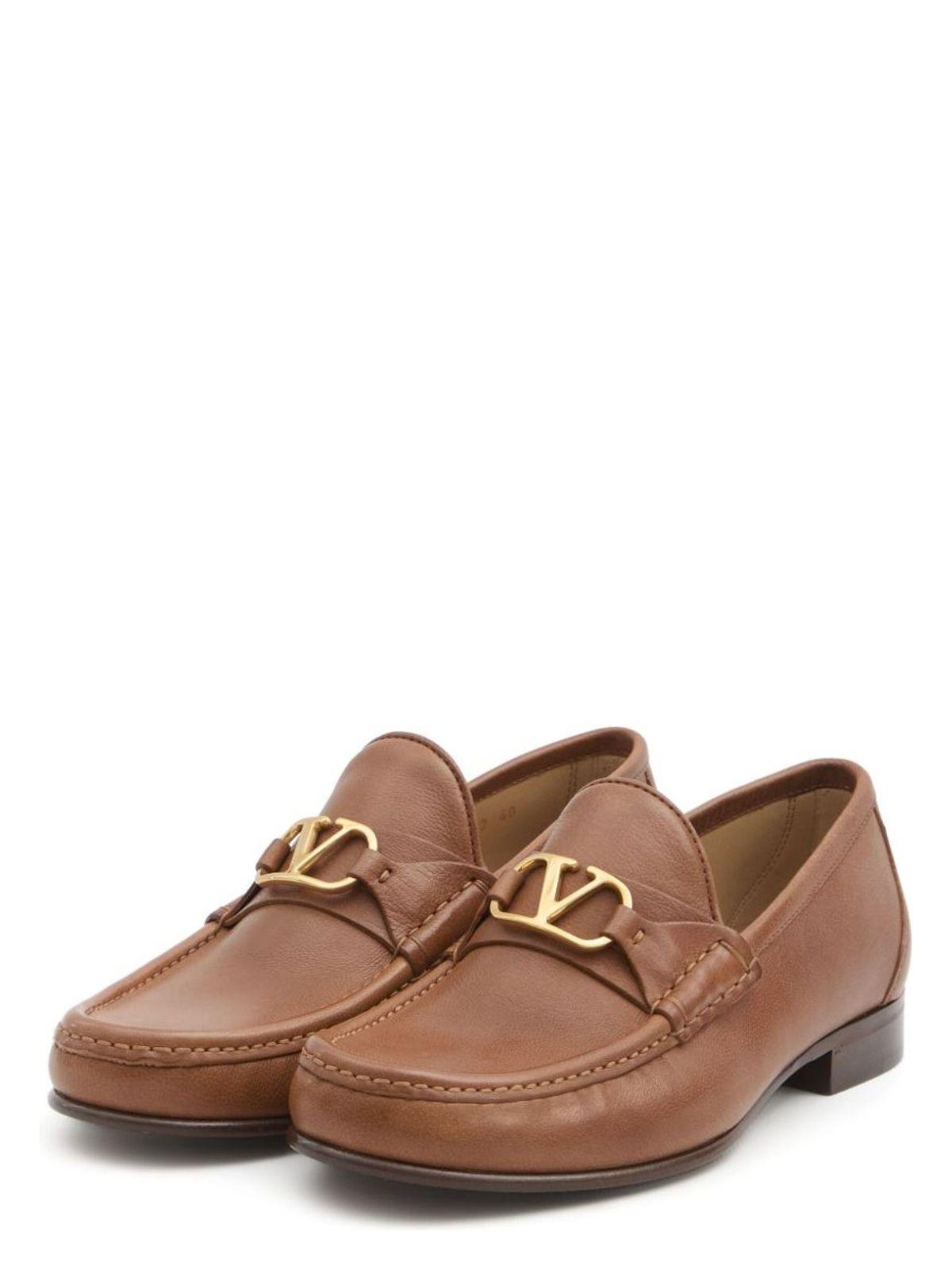 Valentino Garavani Men's Vlogo Signature Leather Loafers