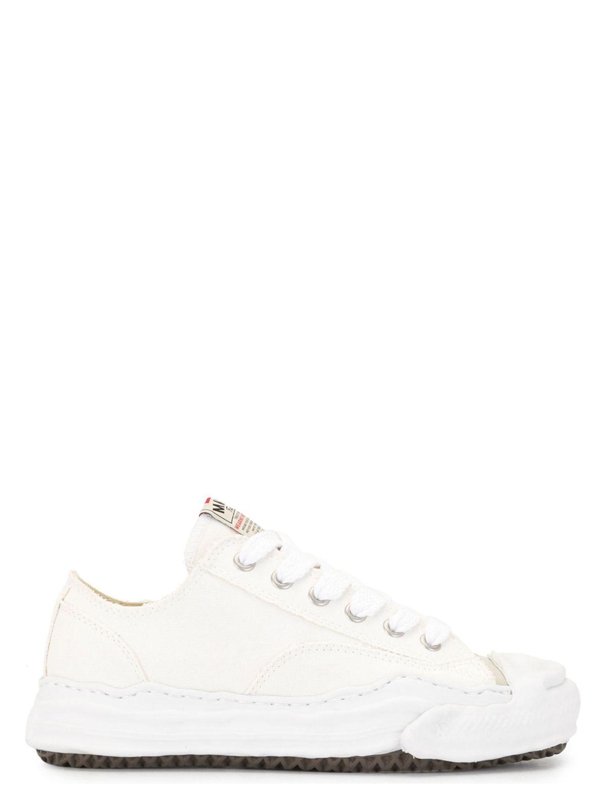 Maison Mihara Yasuhiro Hank Low Sneakers in White