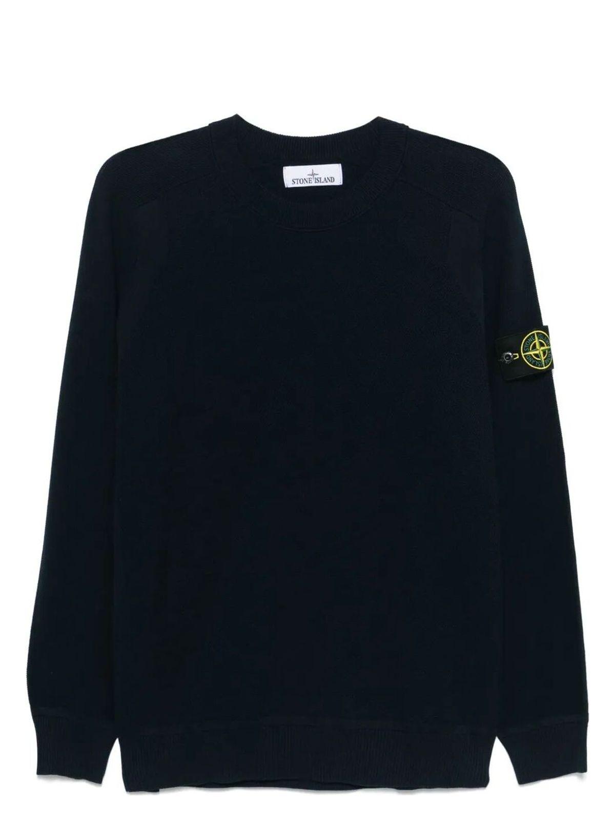 Stone Island Micro Stitch Sweatshirt in Blue