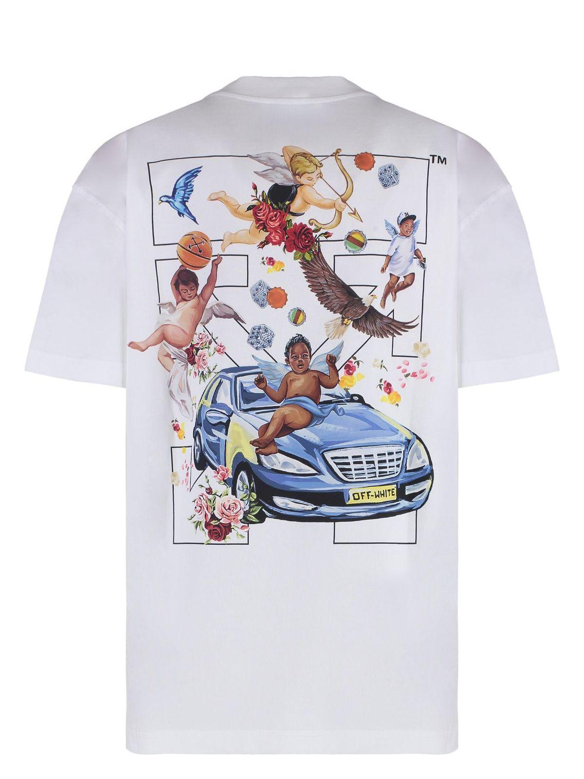 Off-White Women's Logo Print T-Shirt and Fresco Arrow T-Shirt