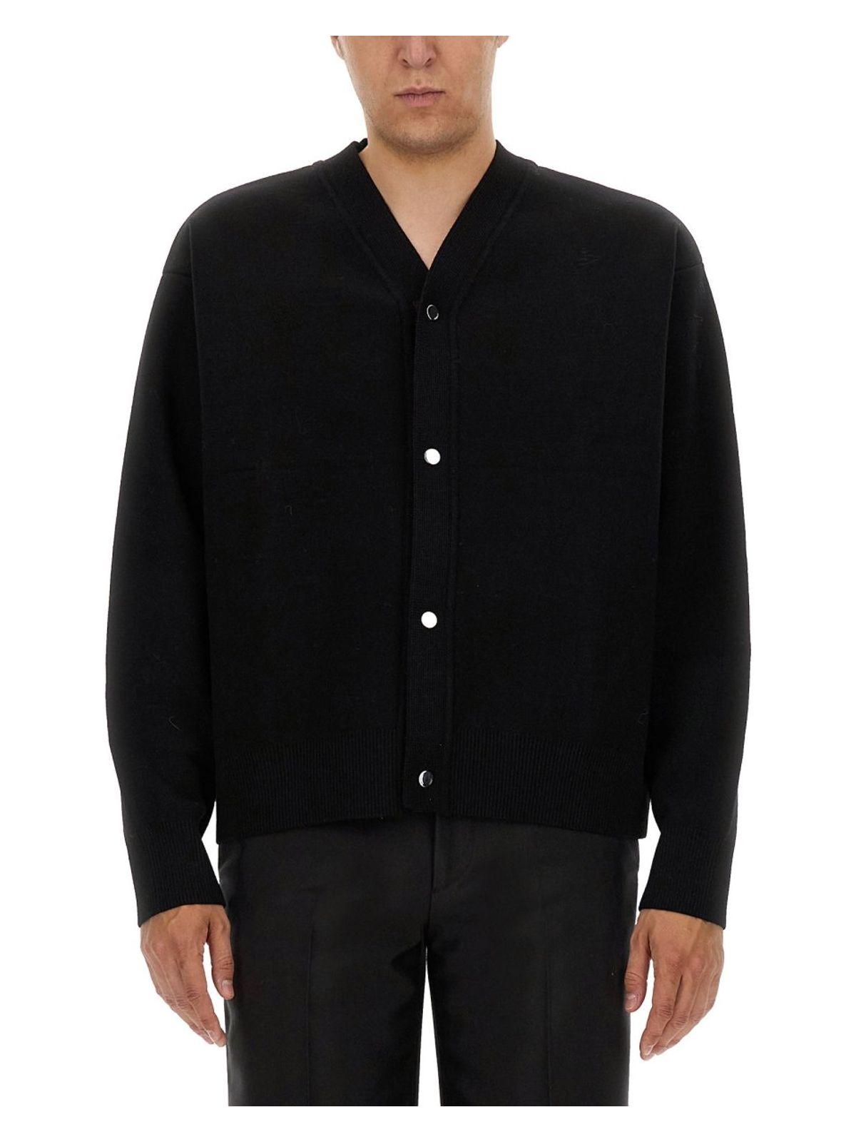 Jacquemus Men's Cardigan Boutonne in Black