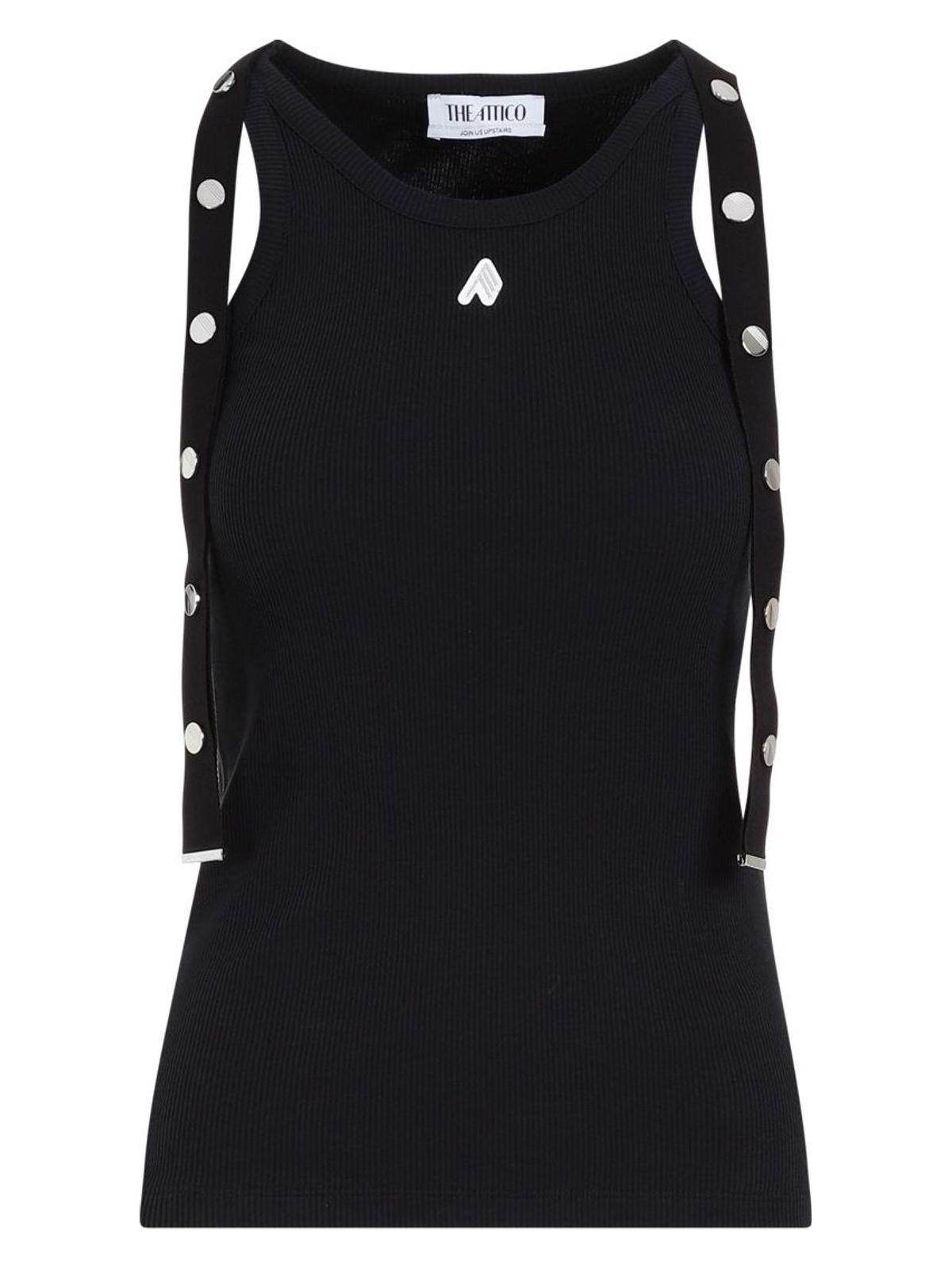 The Attico Women's Ribbed Cotton Tank Top in White