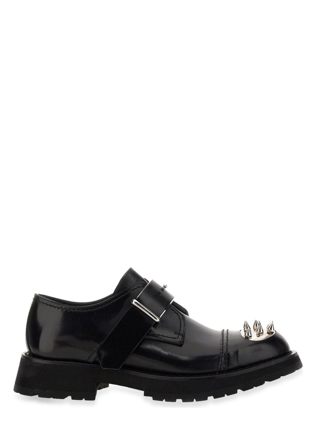 Alexander Mcqueen Men's Studded Derby Loafer in Black