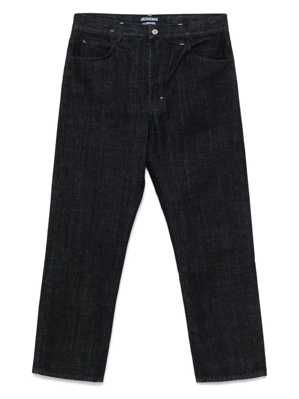Jacquemus Men's Le De-Nimes Venice Jean in Darknavy