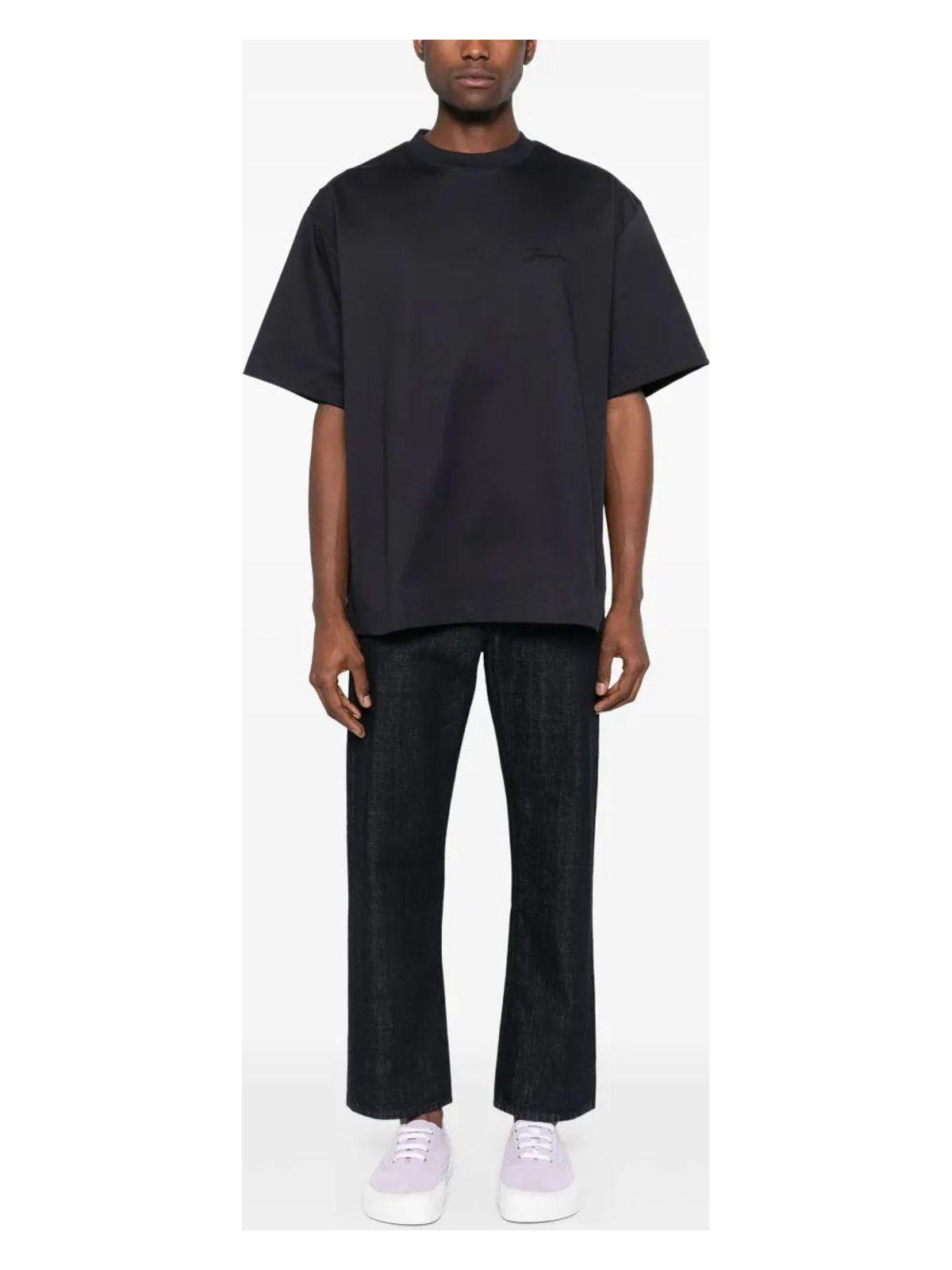 Jacquemus Men's Le De-Nimes Venice Jean in Darknavy