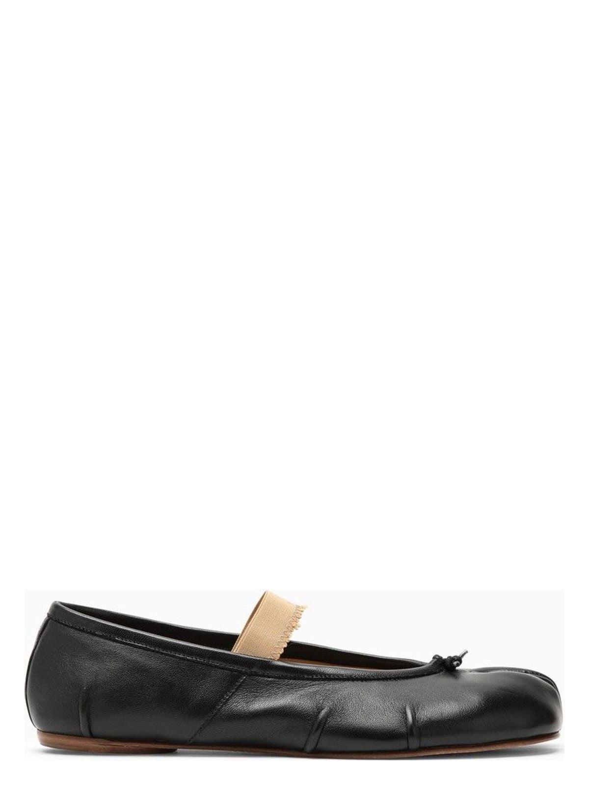 Maison Margiela Women's Tabi Ballerina Shoes in Black