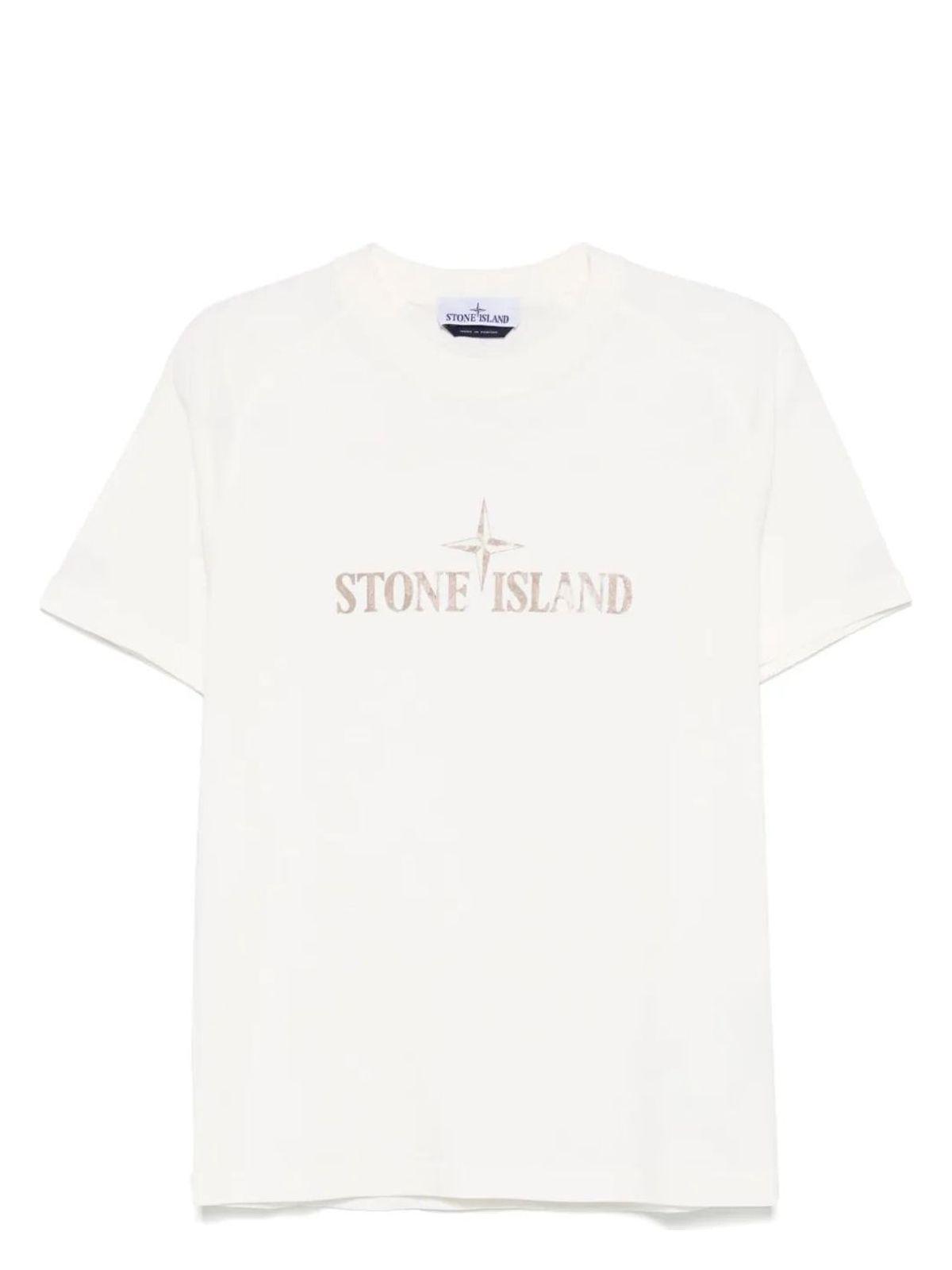 Stone Island Men's T-Shirt with Logo