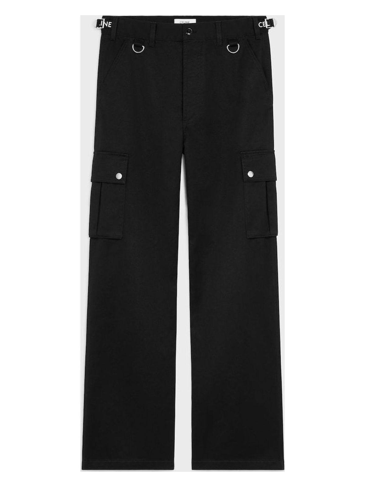 Celine Men's Cargo Trousers in Black