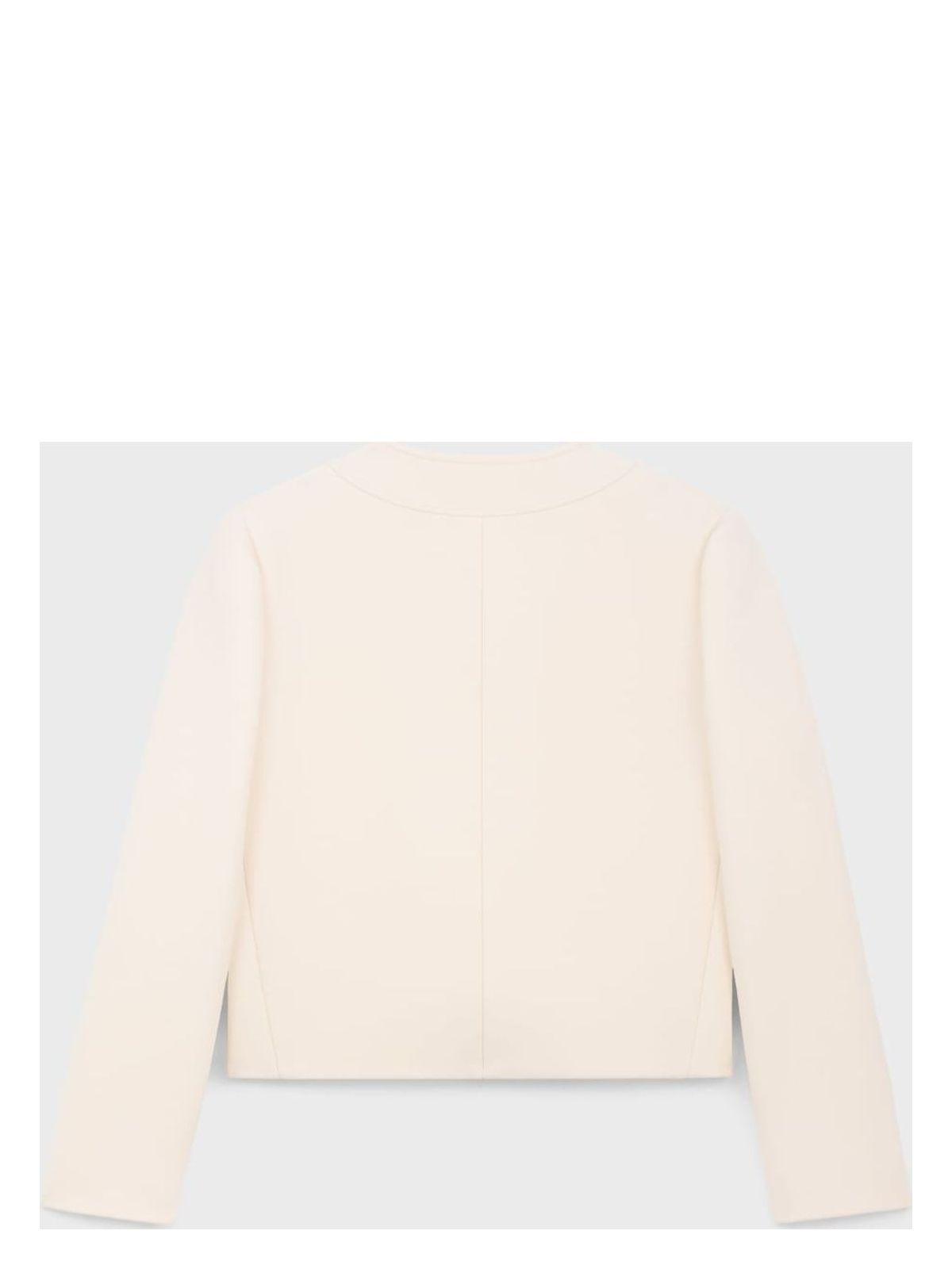 Celine Women's Cropped Jacket in Ivory