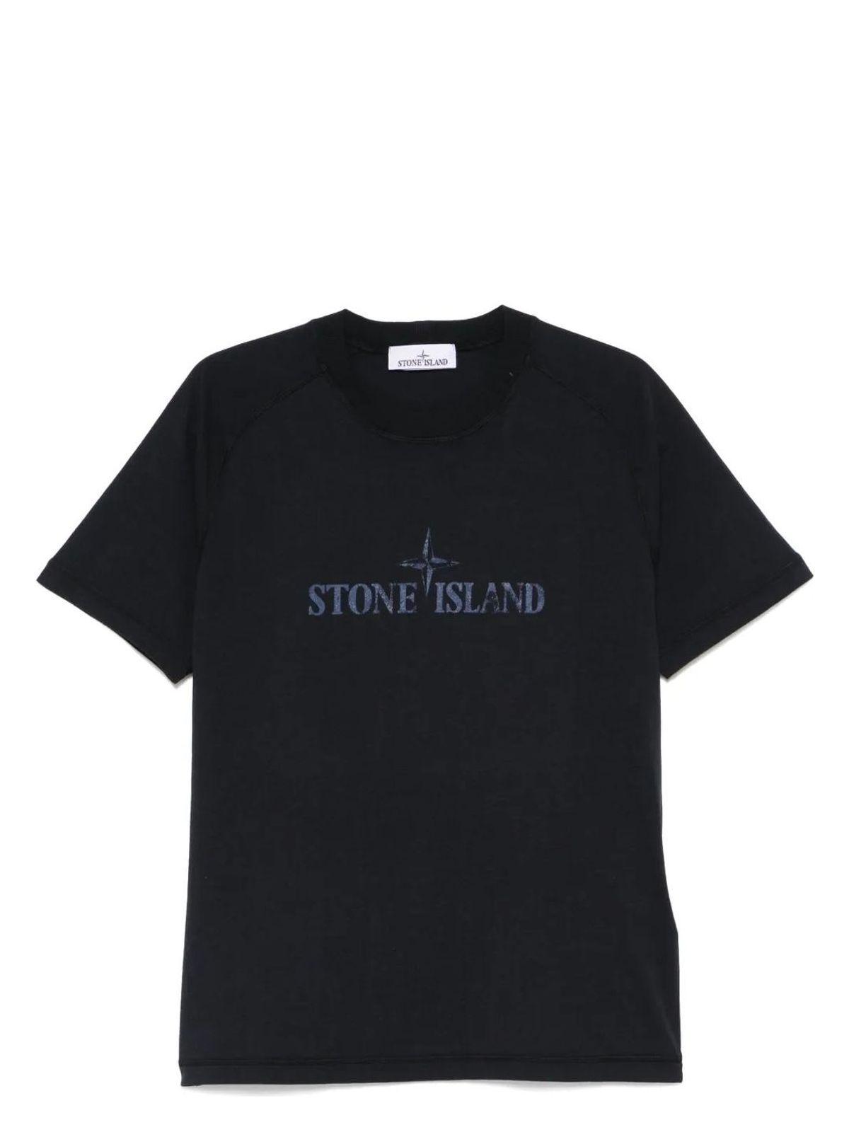 Stone Island Men's T-Shirt with Logo