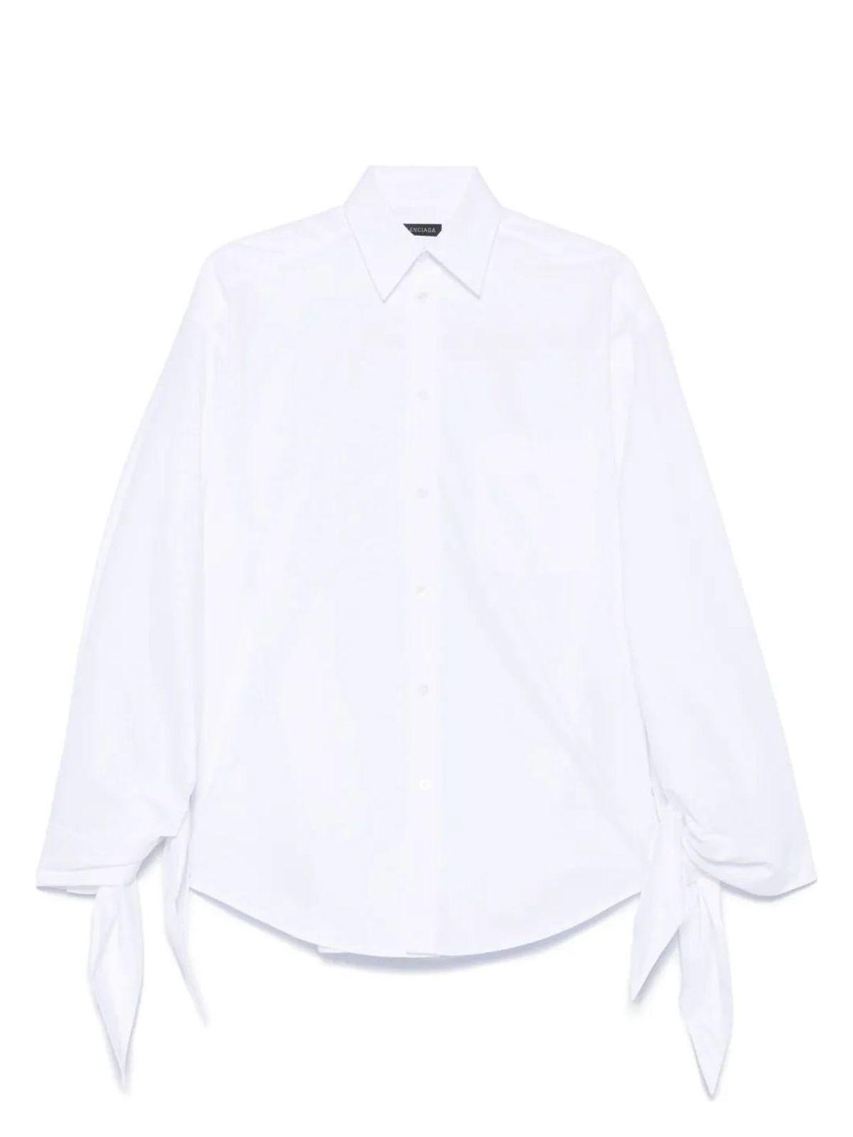 Balenciaga Women's Blouse With Knotted Cuffs