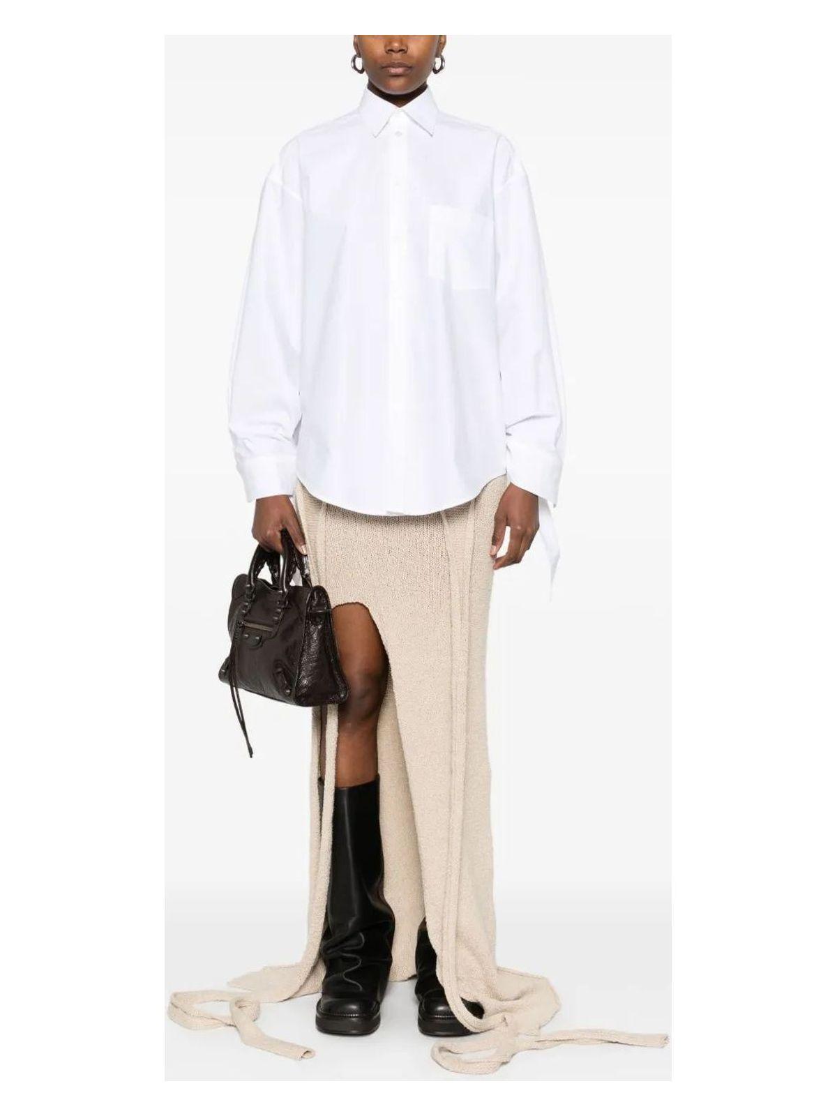 Balenciaga Women's Blouse With Knotted Cuffs