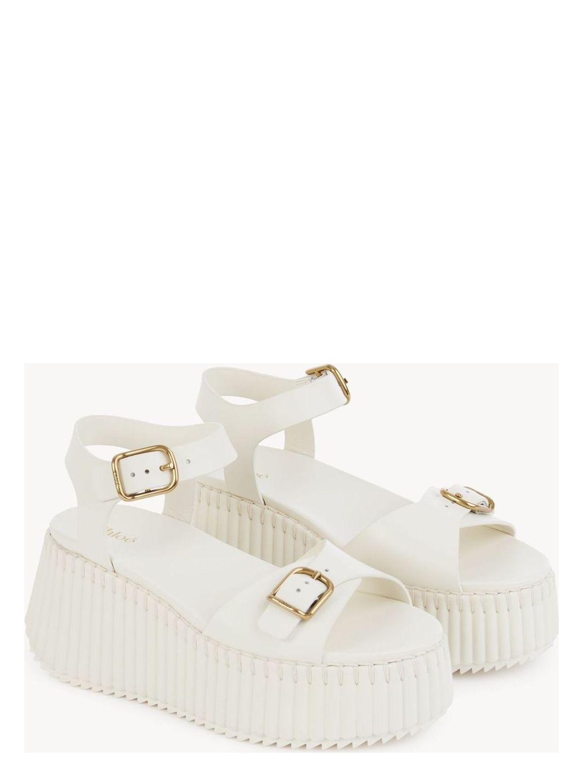 ChloÃ© Chloé Women's Nama Sandal in Eggshell