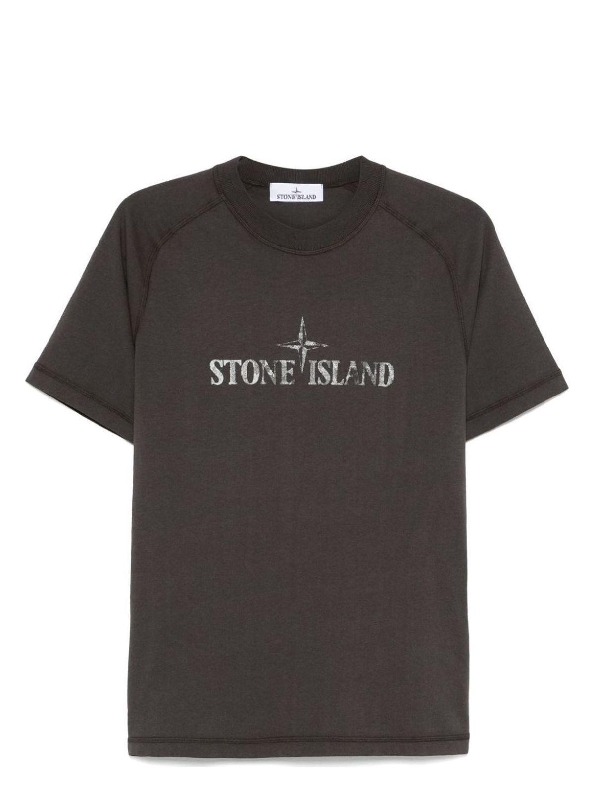 Stone Island Men's T-Shirt with Logo